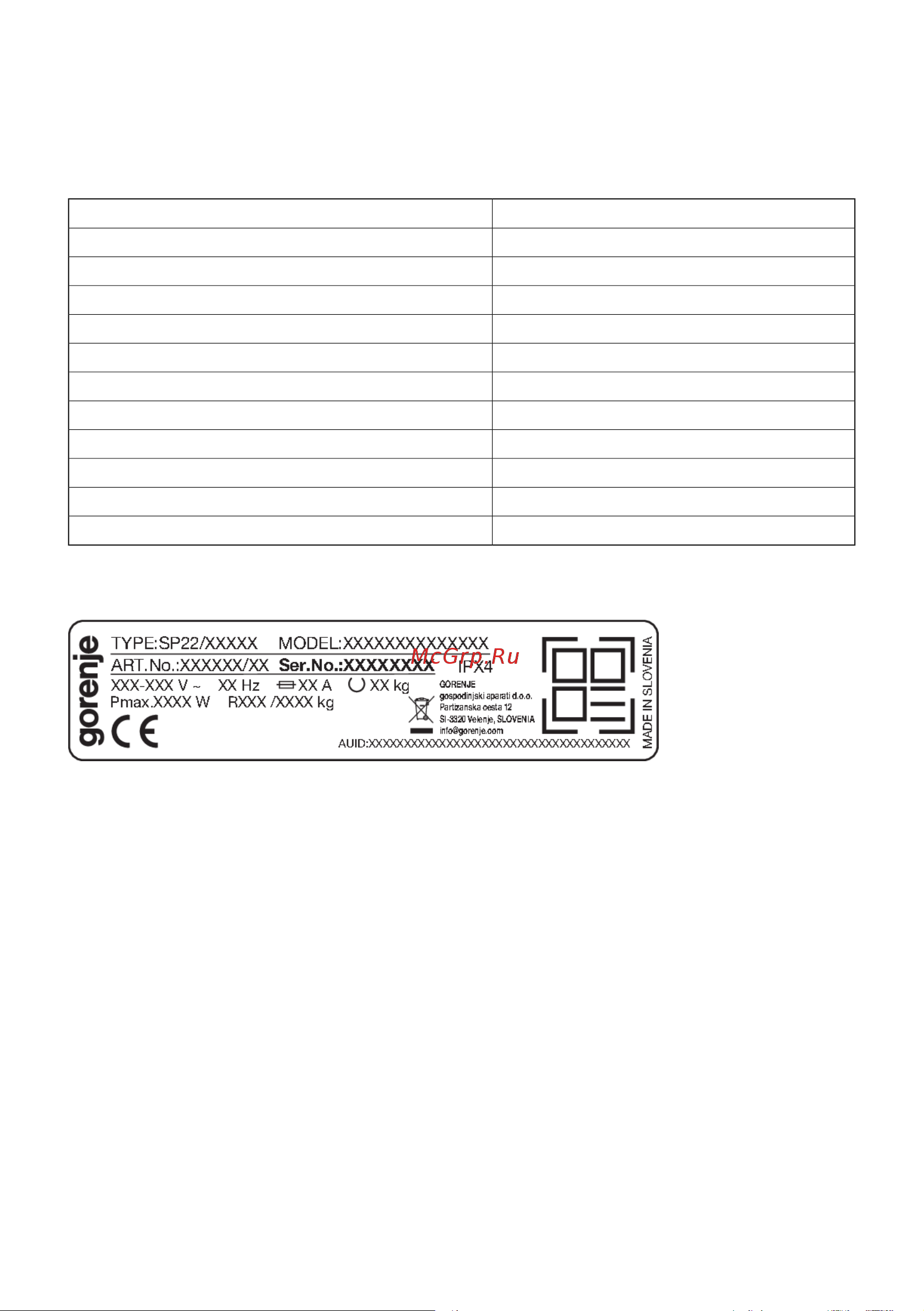 Gorenje DNE92/GN Инструкция по эксплуатации онлайн [15/58] 812119