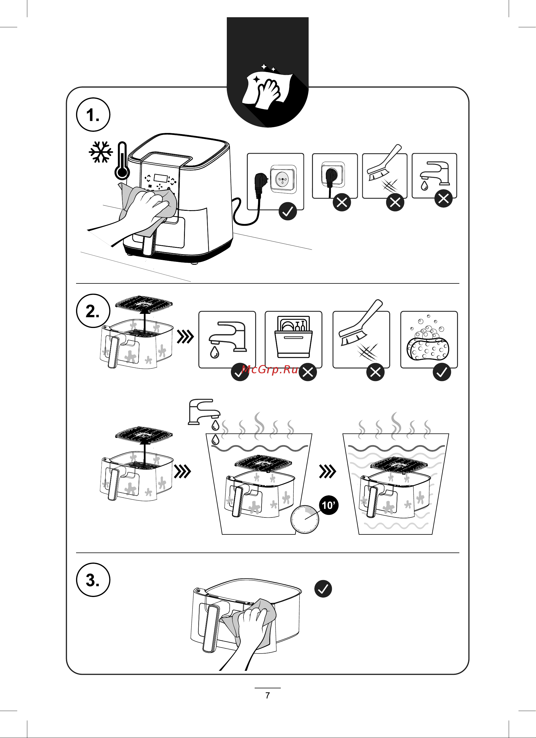 Gorenje AF1350DWB Инструкция по эксплуатации онлайн [7/8] 812151