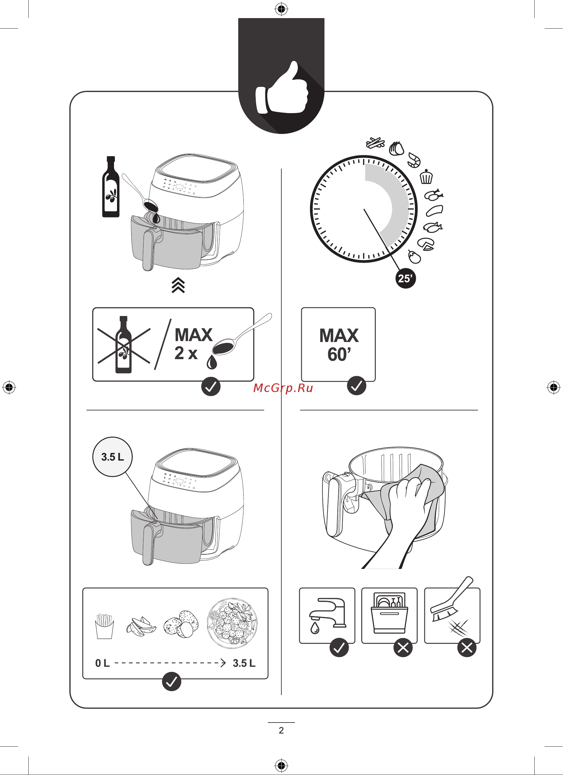 Gorenje AF1409DW Инструкция по эксплуатации онлайн [2/8] 812152