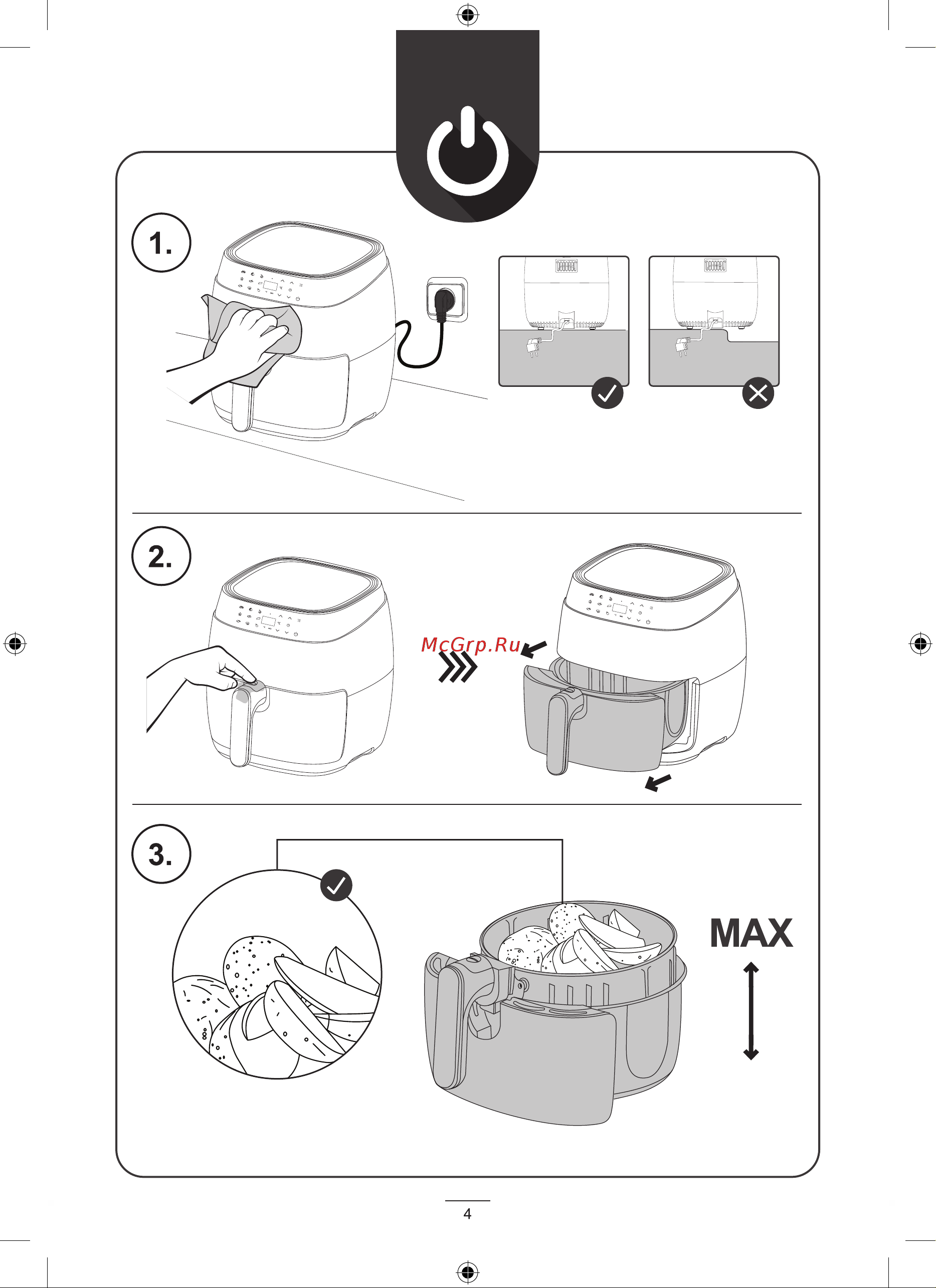 Gorenje AF1409DW Инструкция по эксплуатации онлайн [4/8] 812152