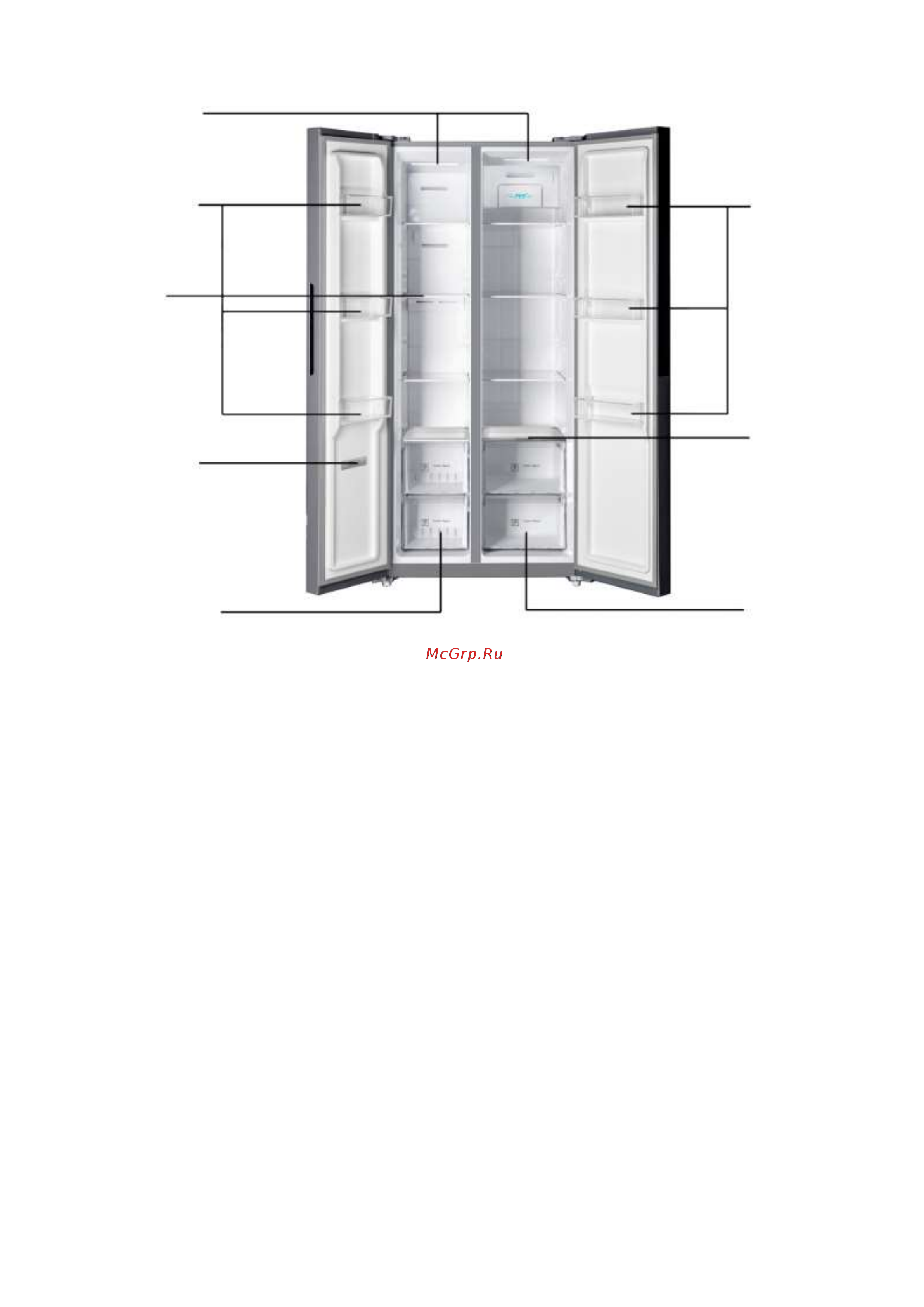 Weissgauff WSBS 450 WNF Built-in Инструкция по эксплуатации онлайн [11/19] 812218