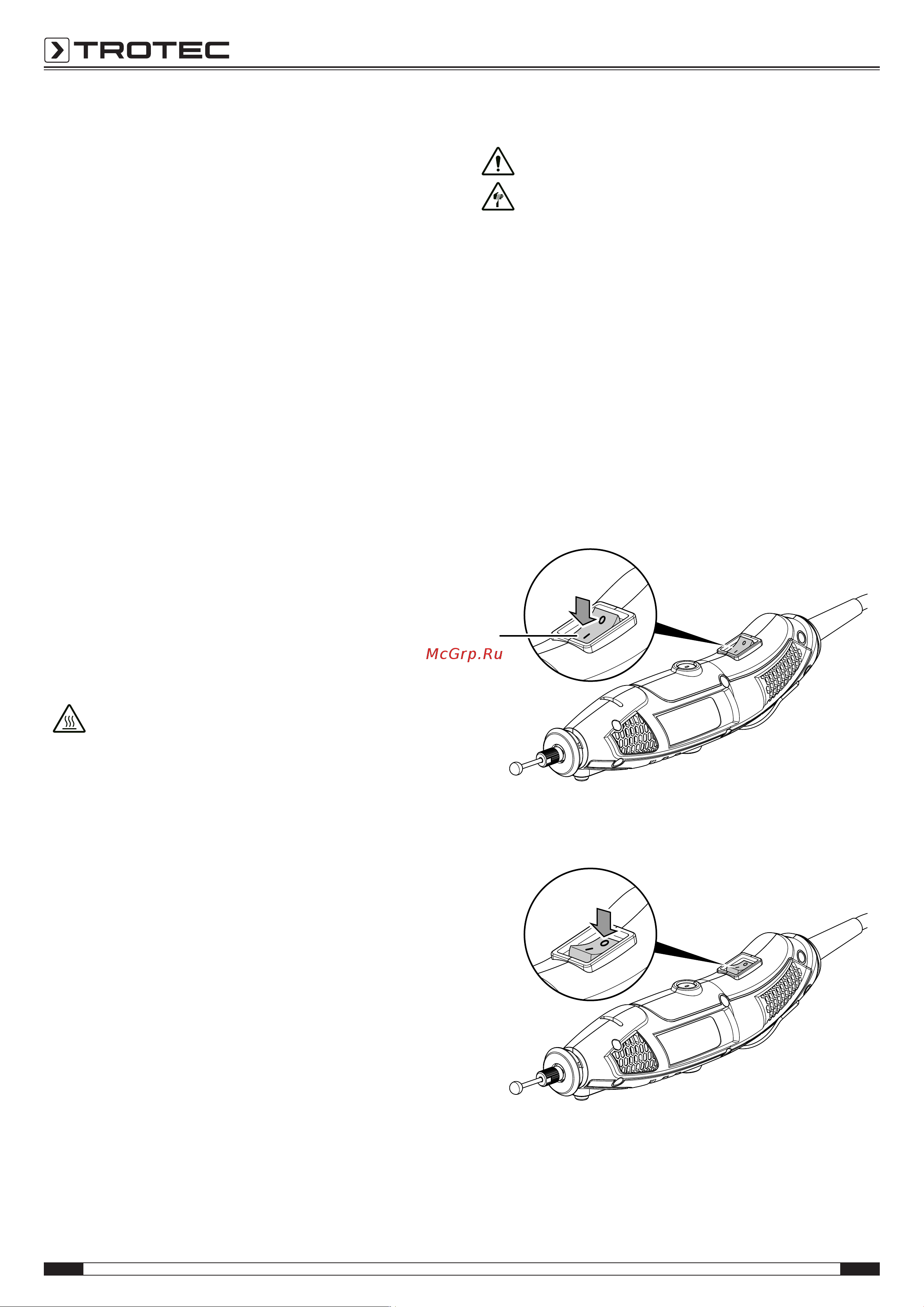 Trotec PMTS 01-230V Инструкция по эксплуатации онлайн [20/26] 812449