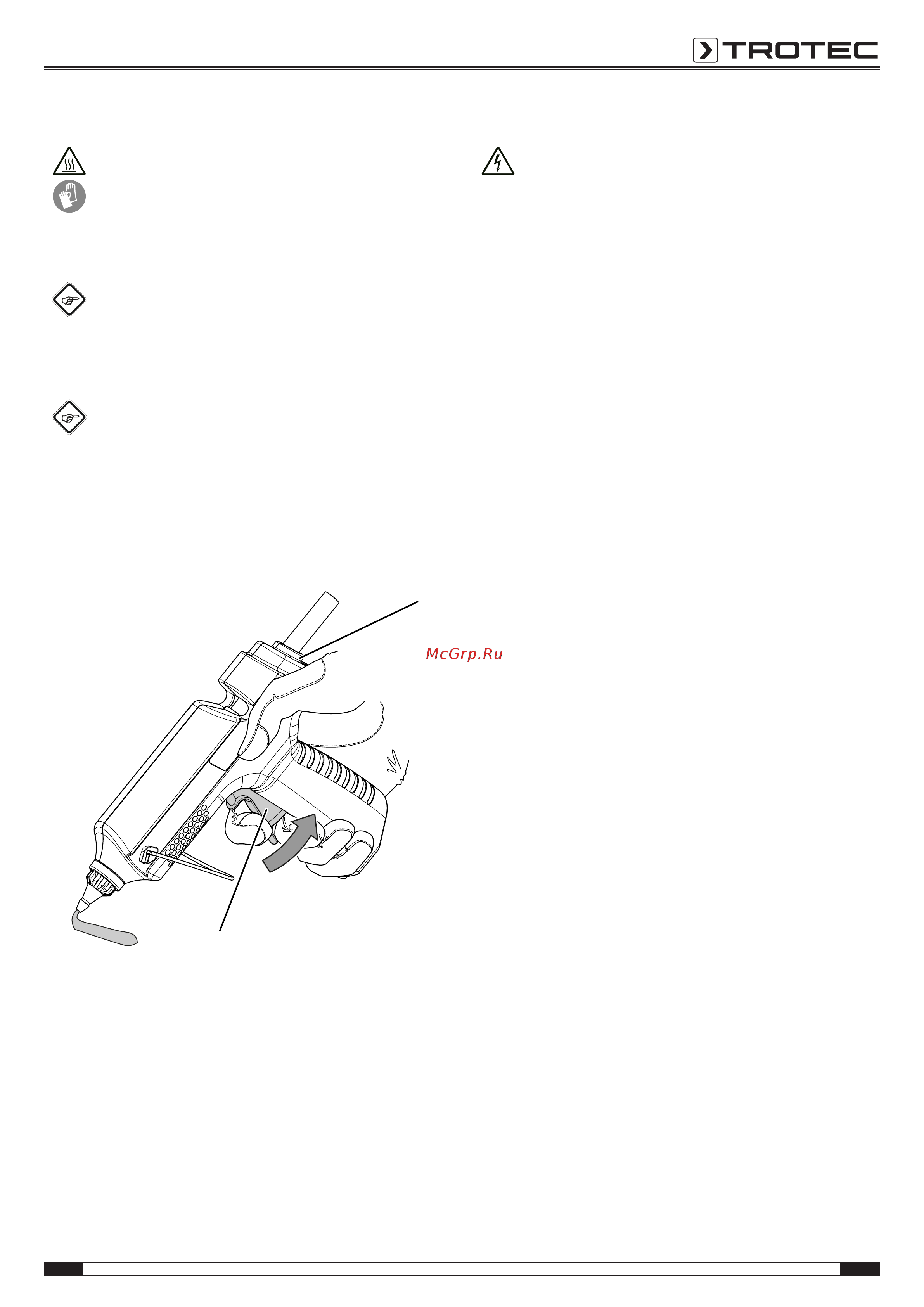 Trotec PGGS 10‑230V Инструкция по эксплуатации онлайн [11/14] 812457