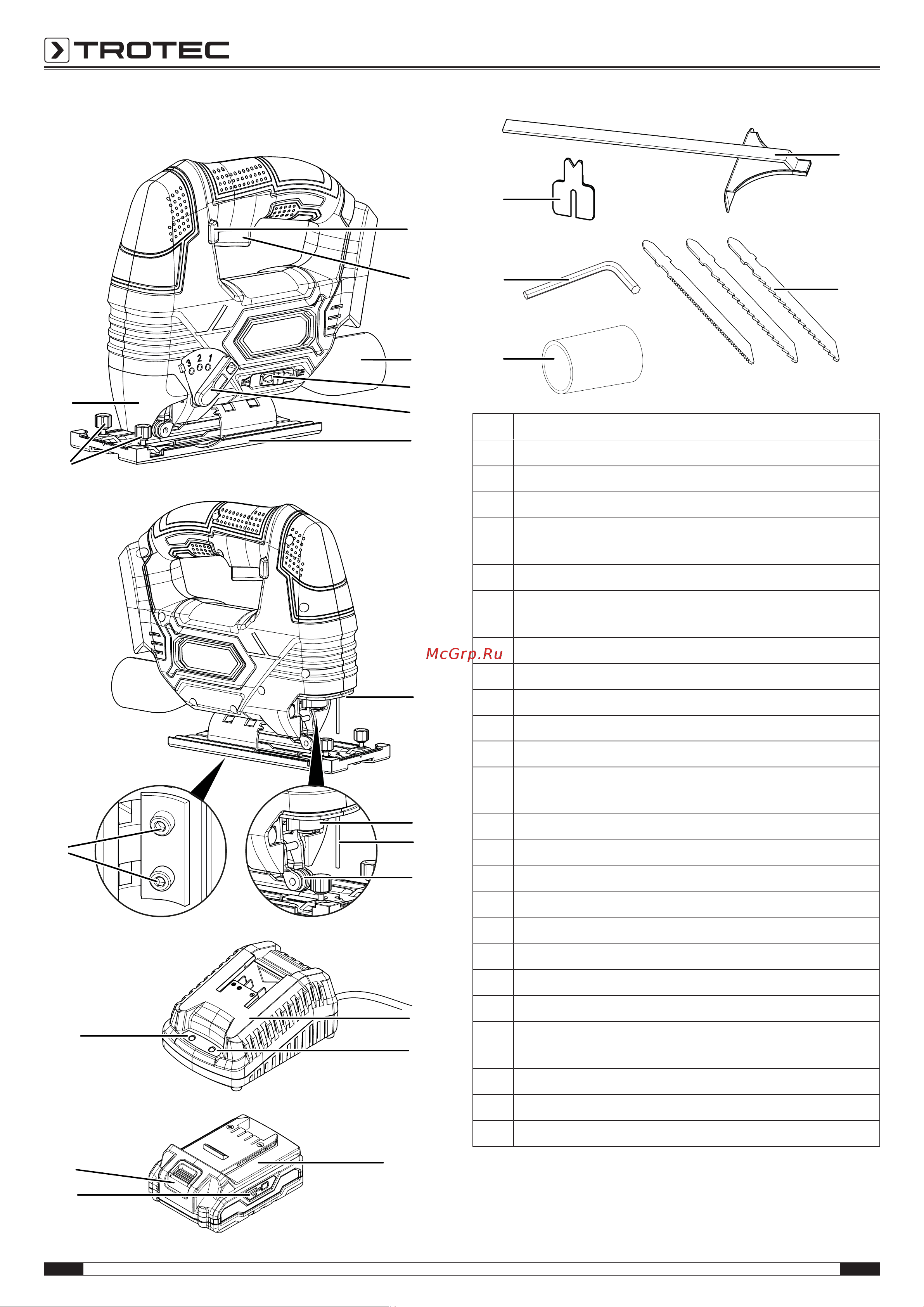 Trotec PJSS 11-20V Инструкция по эксплуатации онлайн [10/25] 812461