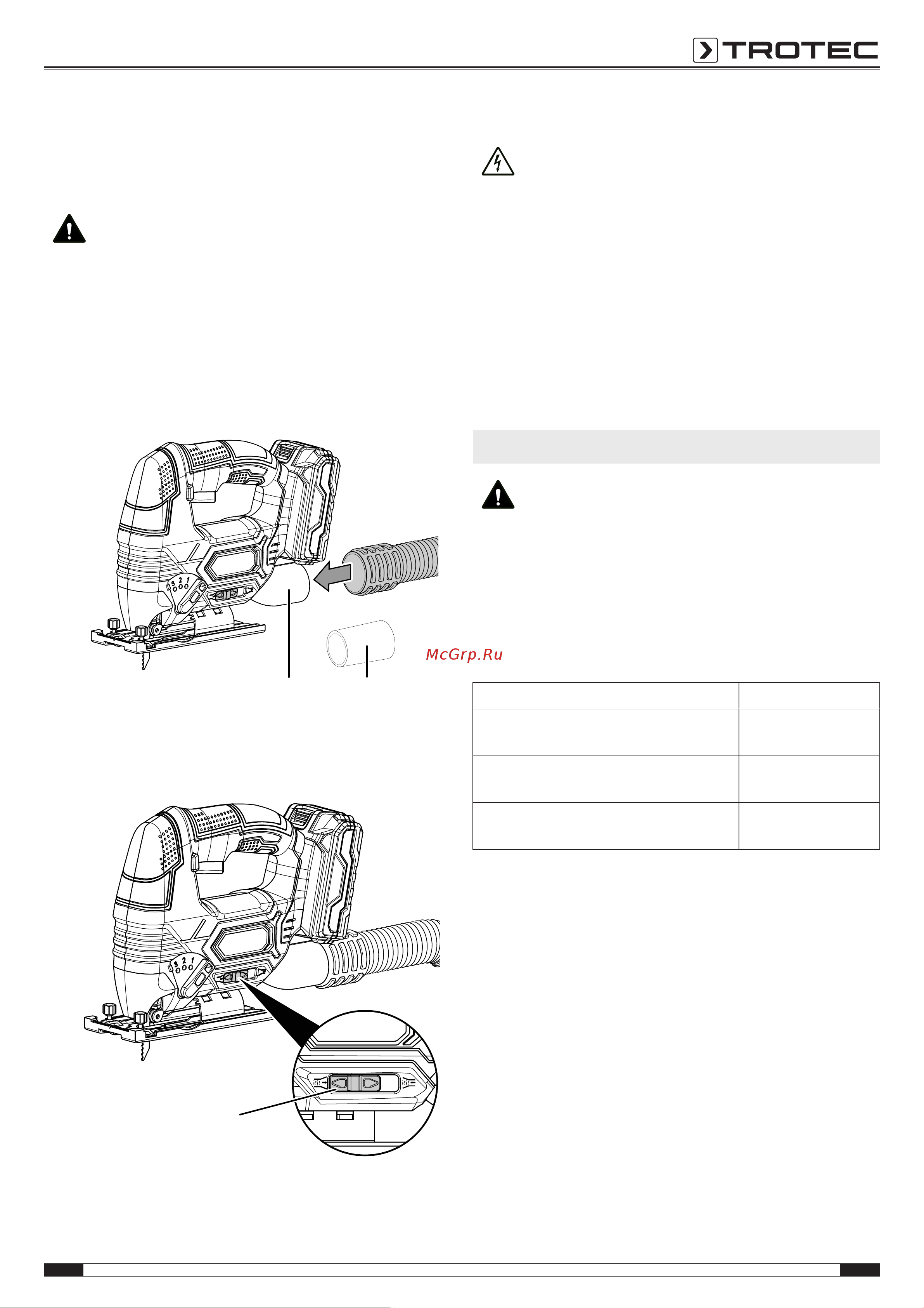 Trotec PJSS 11-20V Инструкция по эксплуатации онлайн [21/25] 812461