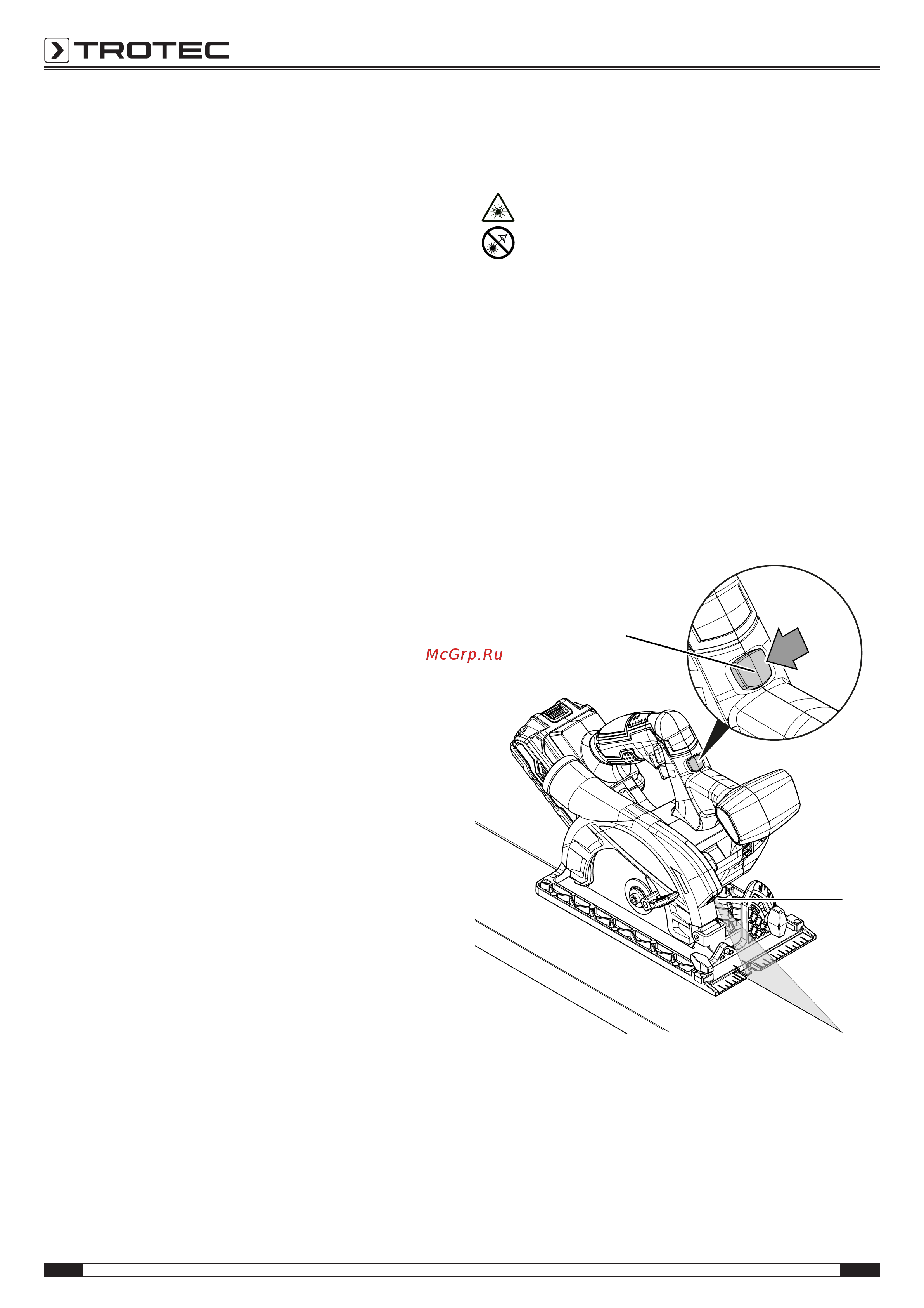 Trotec PCSS 10-20V Инструкция по эксплуатации онлайн [20/26] 812467
