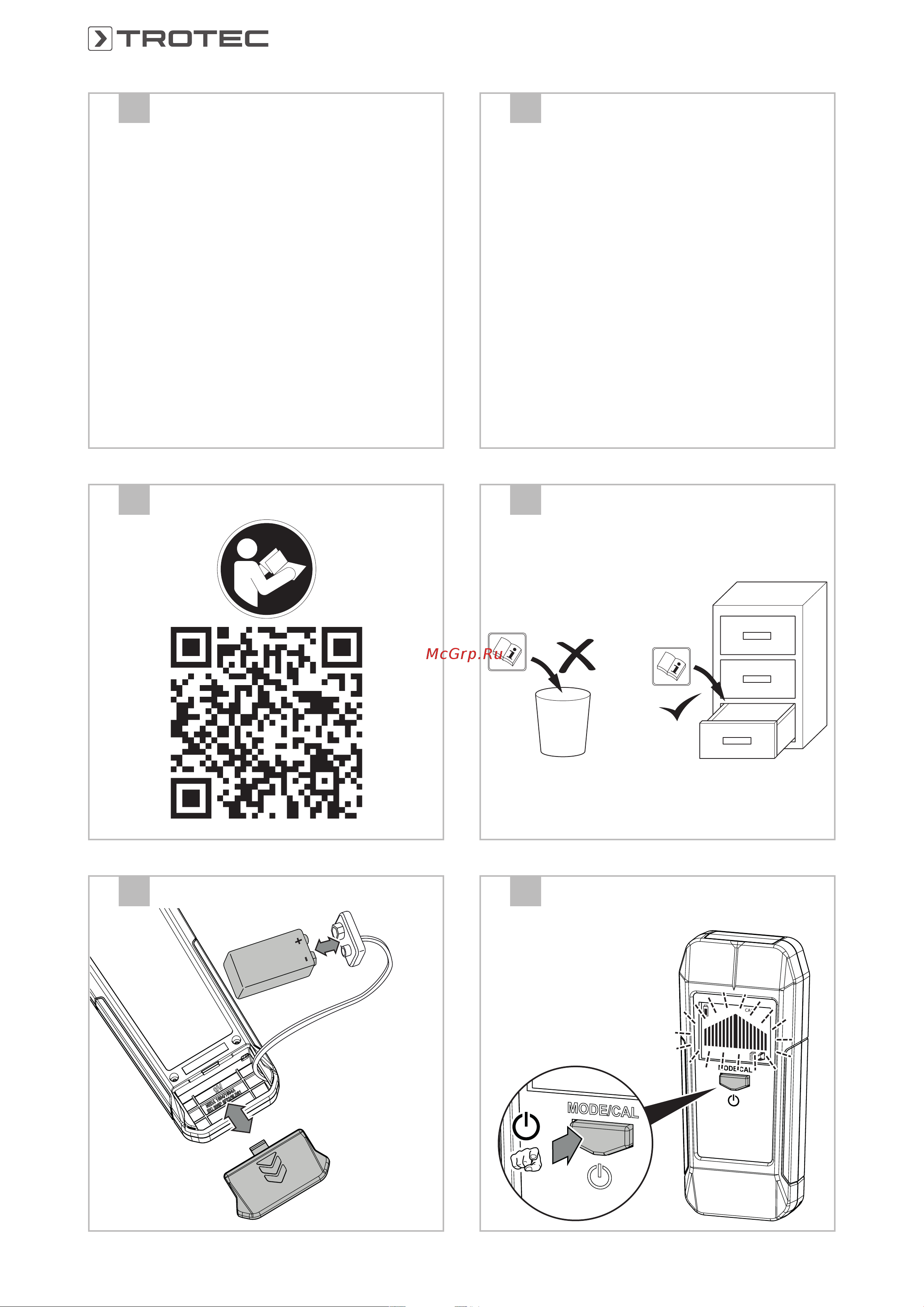 Trotec BI20 Краткое руководство онлайн