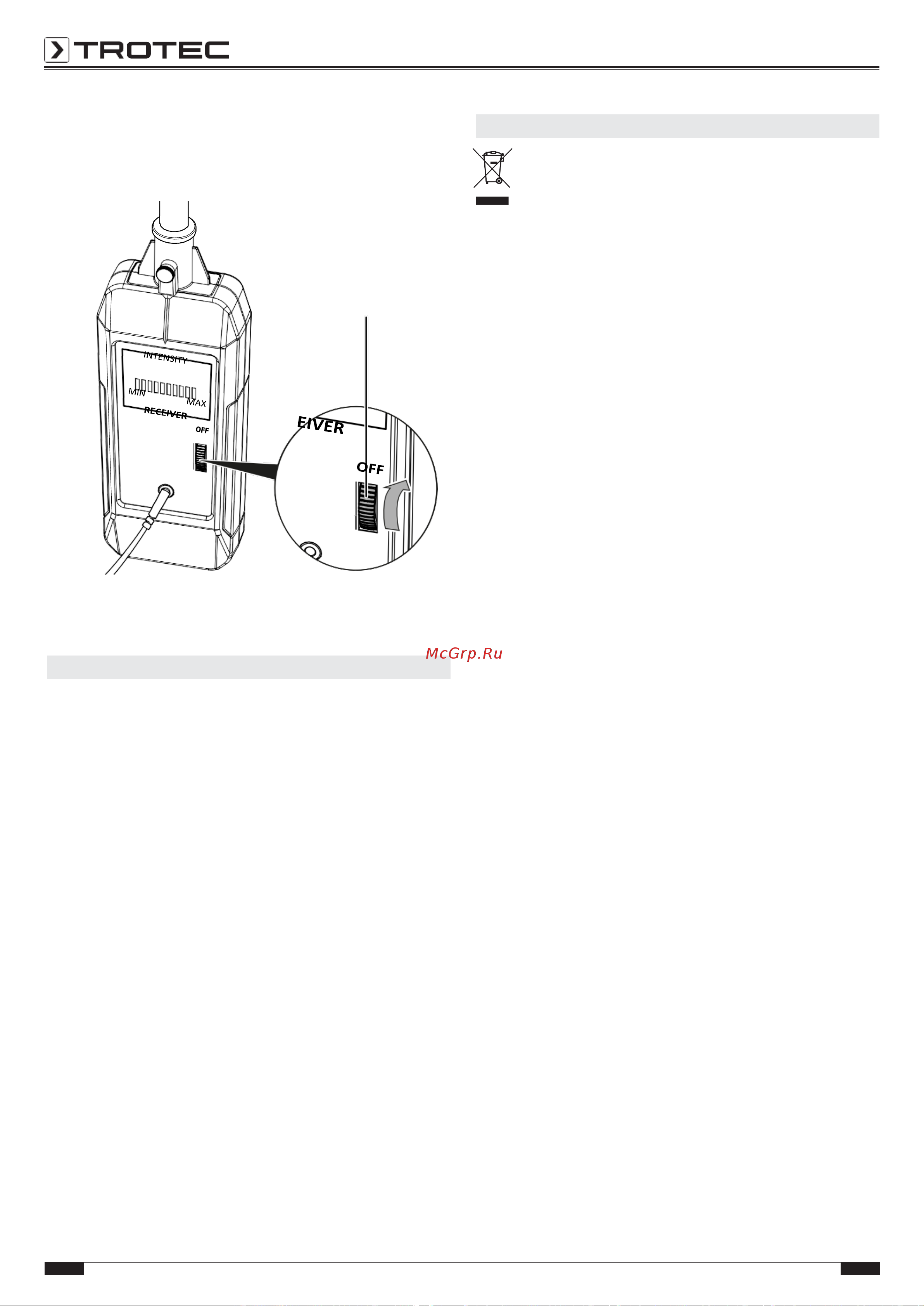 Trotec SL800-SET Инструкция по эксплуатации онлайн [10/12] 812525