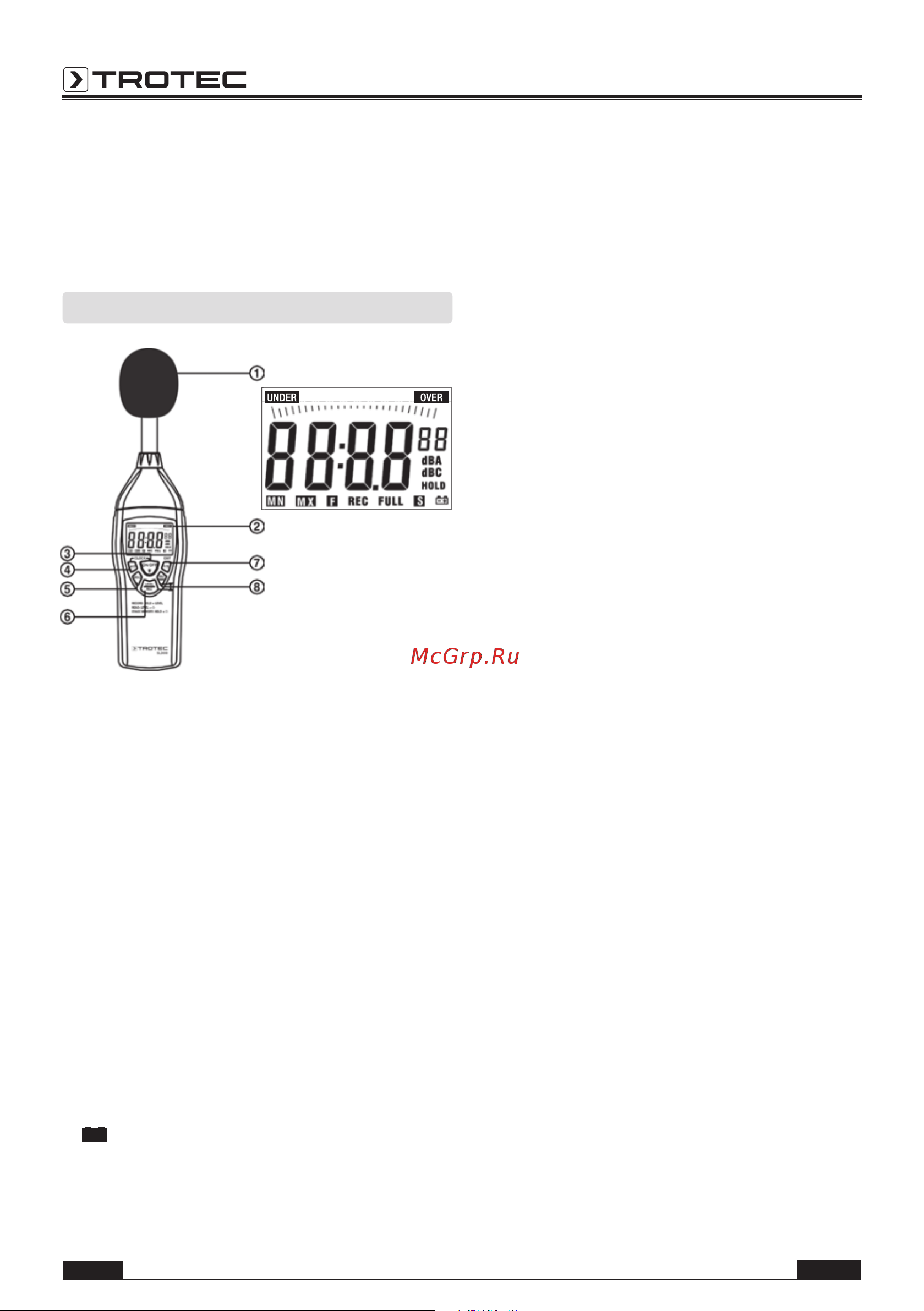 Trotec SL300 Инструкция по эксплуатации онлайн [3/6] 812528