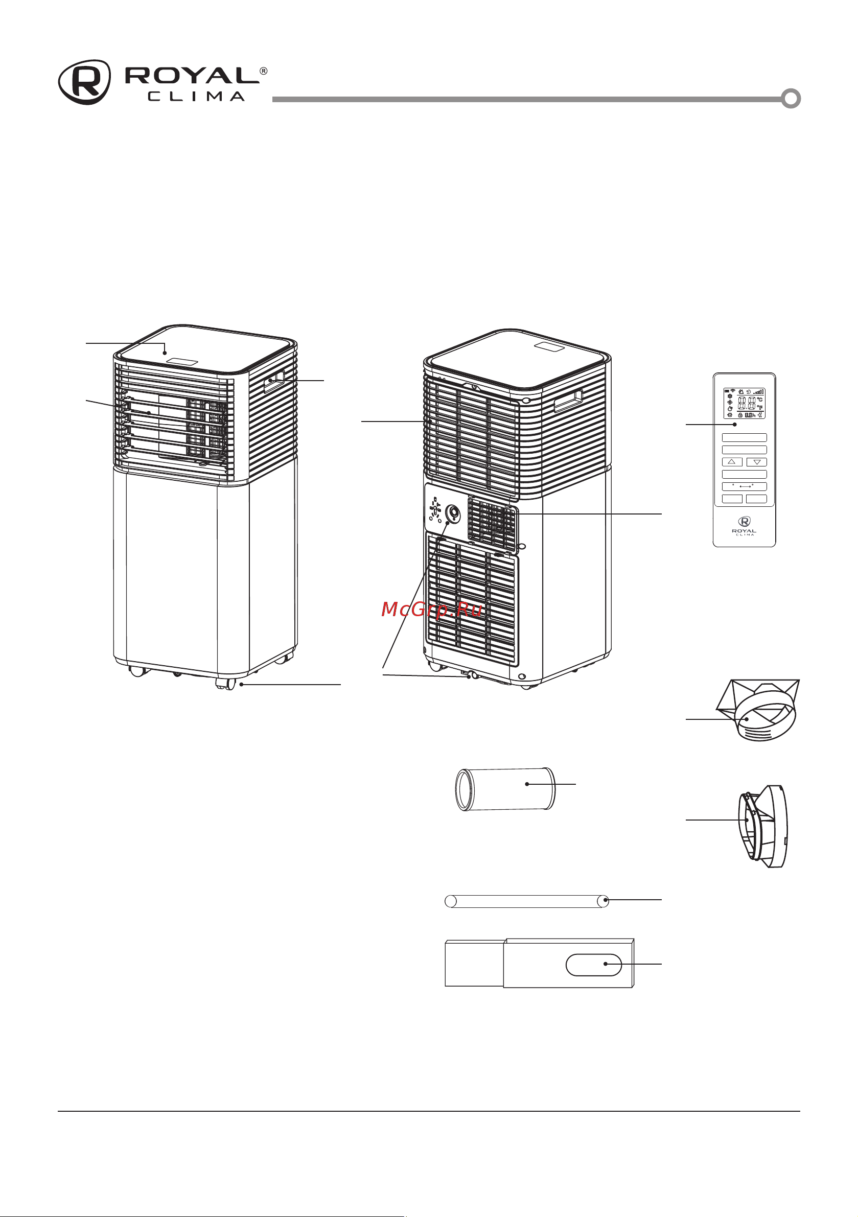 Royal Clima CUBO RM-CU30HH-E Инструкция по эксплуатации онлайн [6/28] 812674