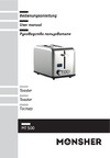 Monsher MT 500 Acier Инструкция по эксплуатации