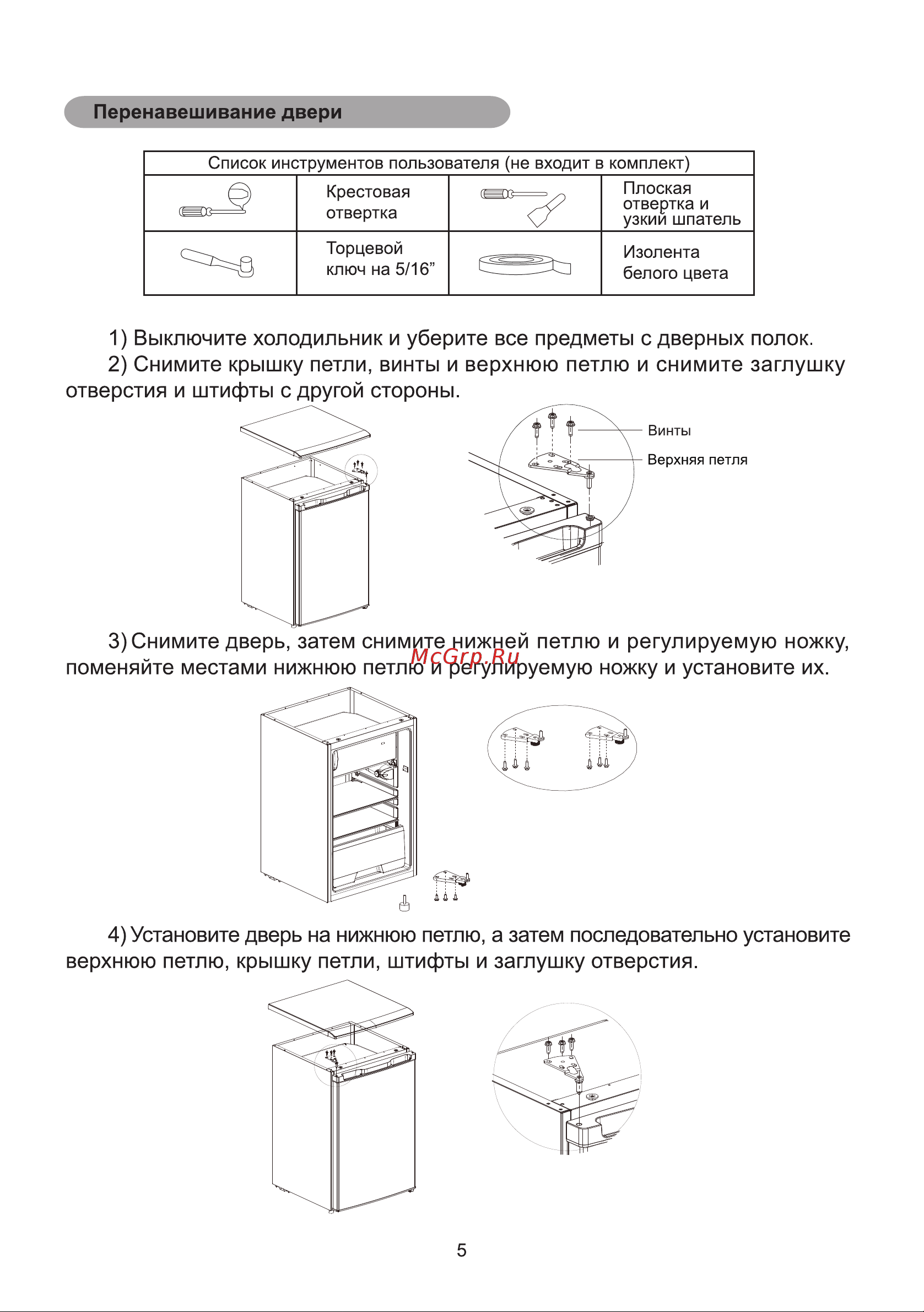 Galatec RFR-M0104 Инструкция по эксплуатации онлайн [5/10] 813326