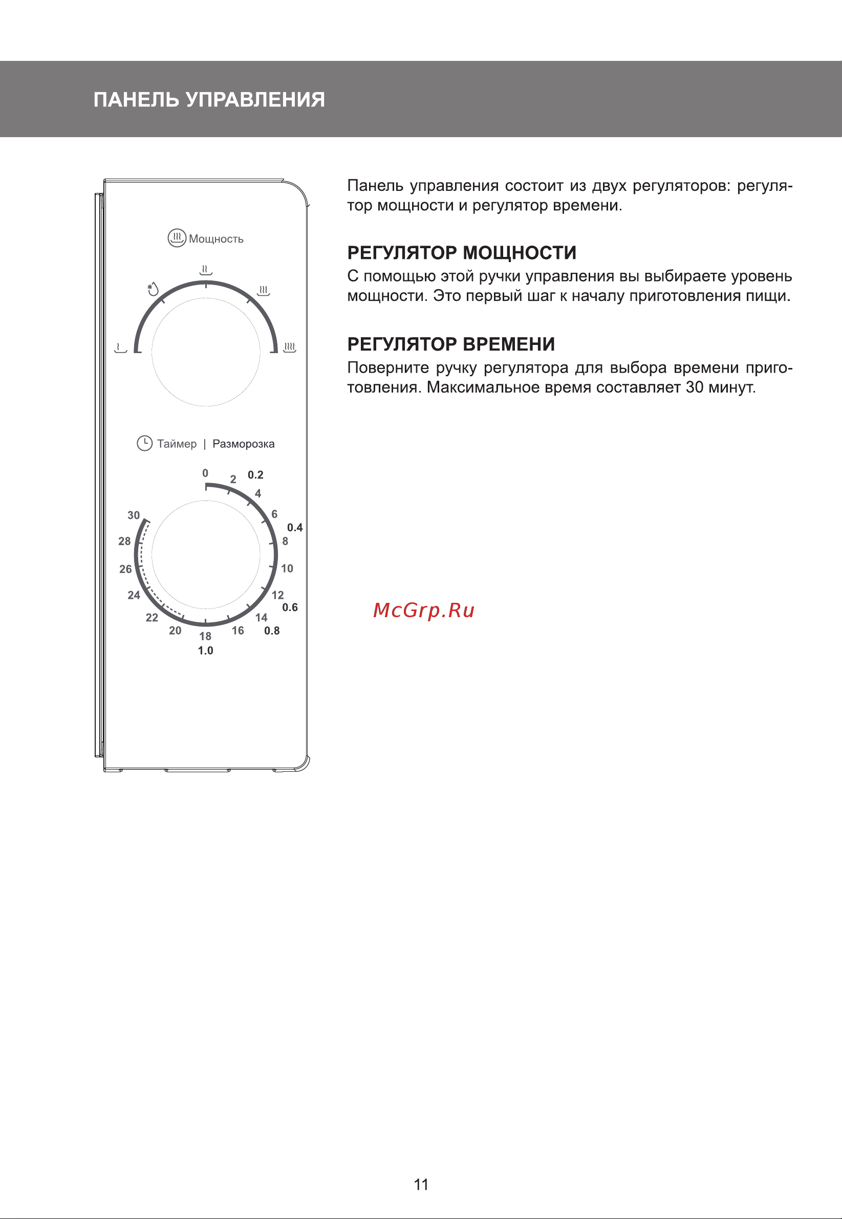 Galatec MWM-1800MD Инструкция по эксплуатации онлайн [11/13] 813410