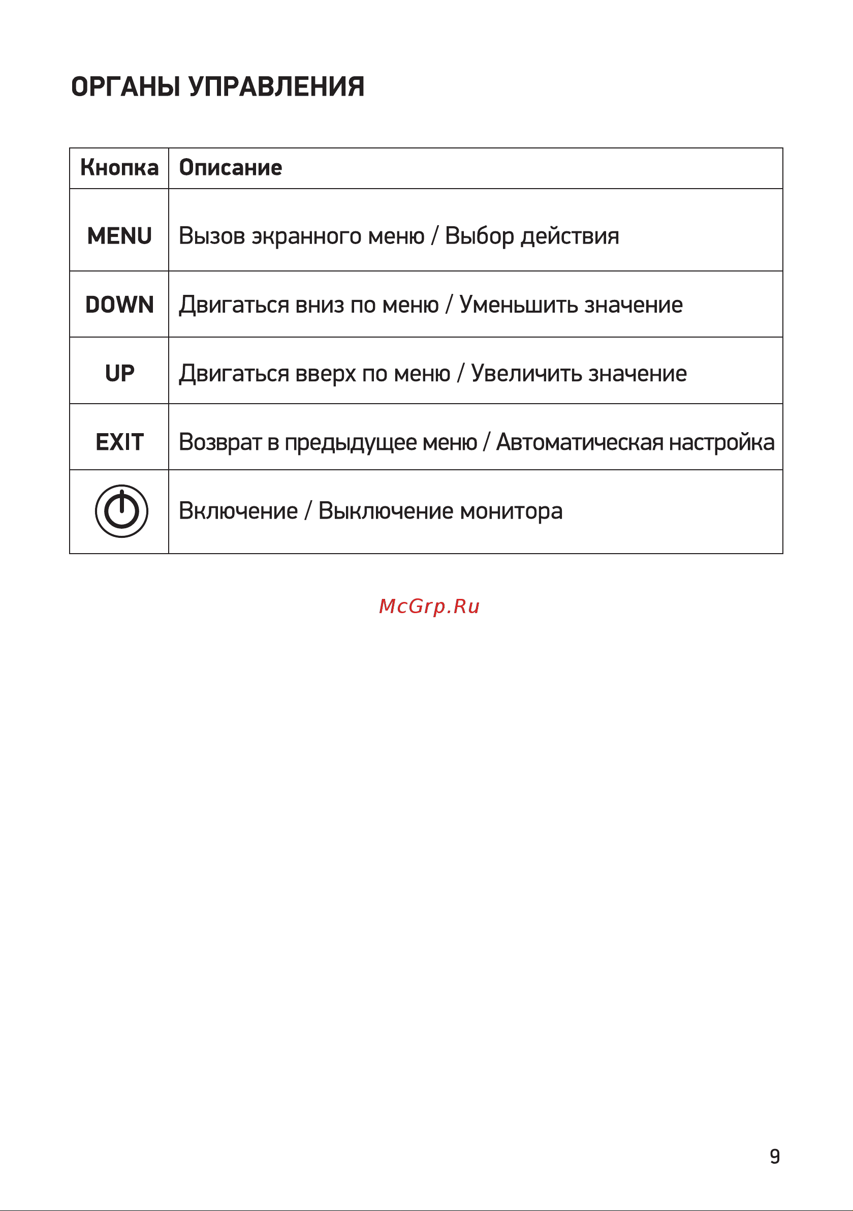 Digma Progress 27P501Q Инструкция по эксплуатации онлайн [9/16] 813517