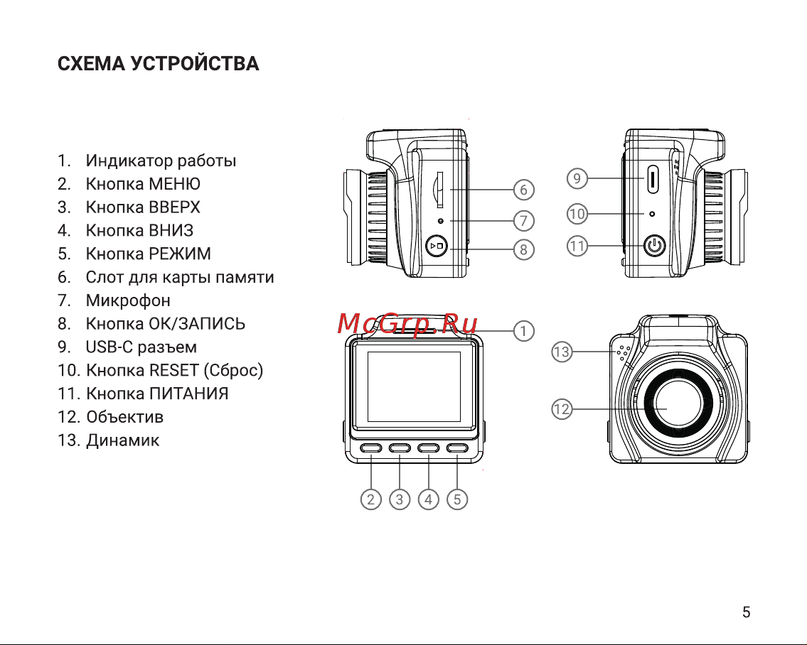 Digma FreeDrive 401 Инструкция по эксплуатации онлайн [5/12] 813591
