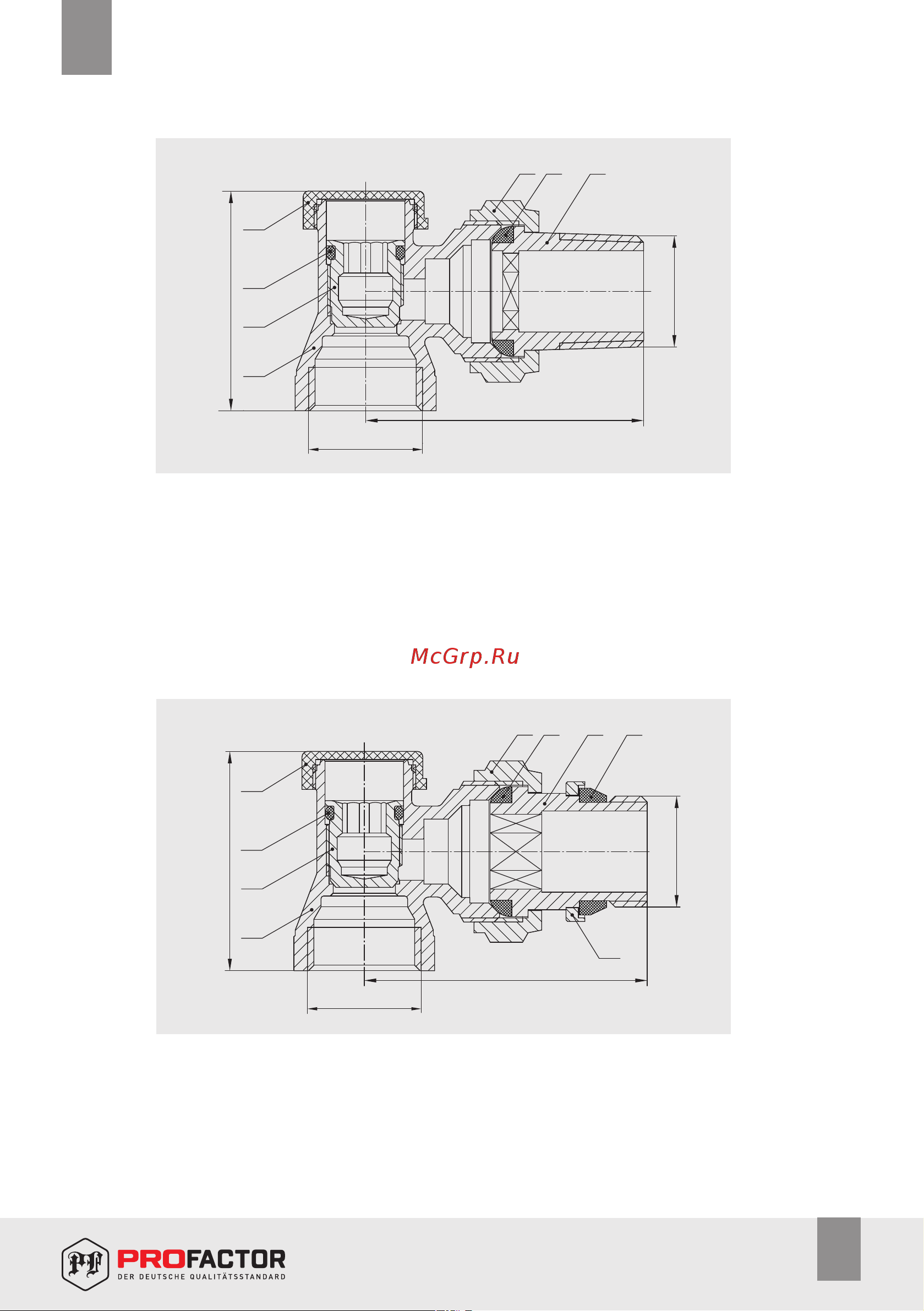 PROFACTOR прямой 1/2 PF RVS 376 Технический паспорт онлайн [4/11] 813736