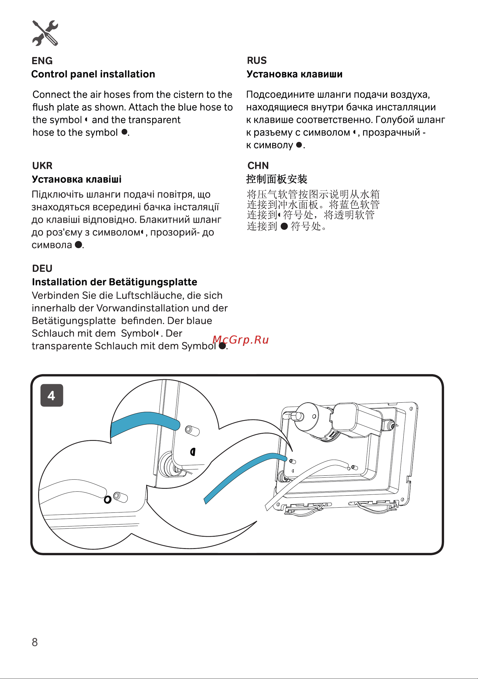 AM.PM Touch Pro сенсорная, стекло, черный I0450A38 инструкция онлайн [8/24] 813762