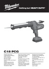 Milwaukee C18 PCG/600A-201B 4933441305 Инструкция к товару