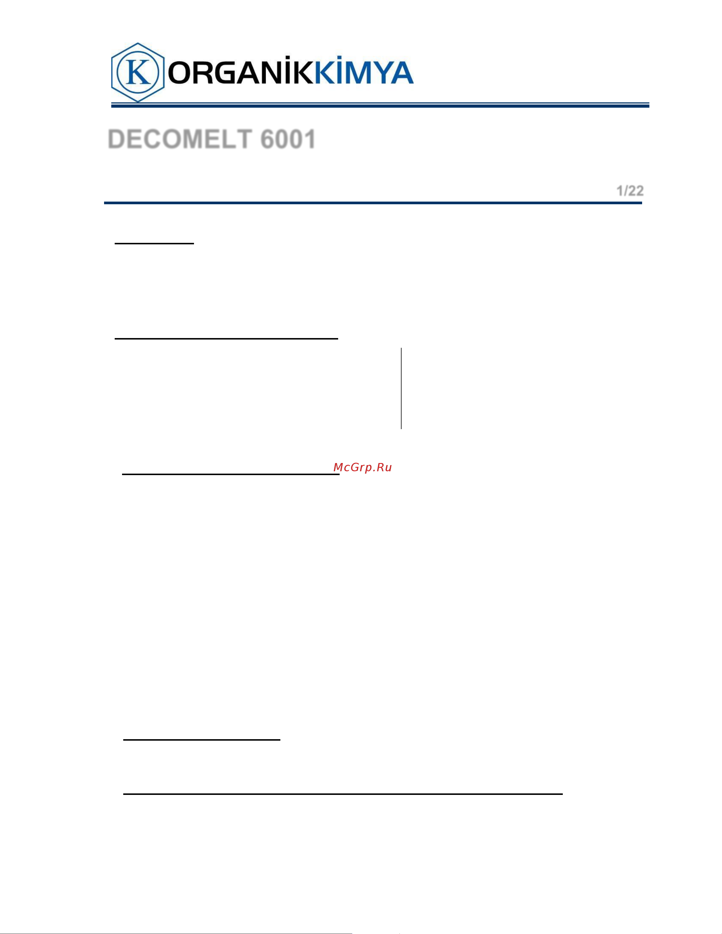 ORGANIK KIMYA TL30739 TDS онлайн