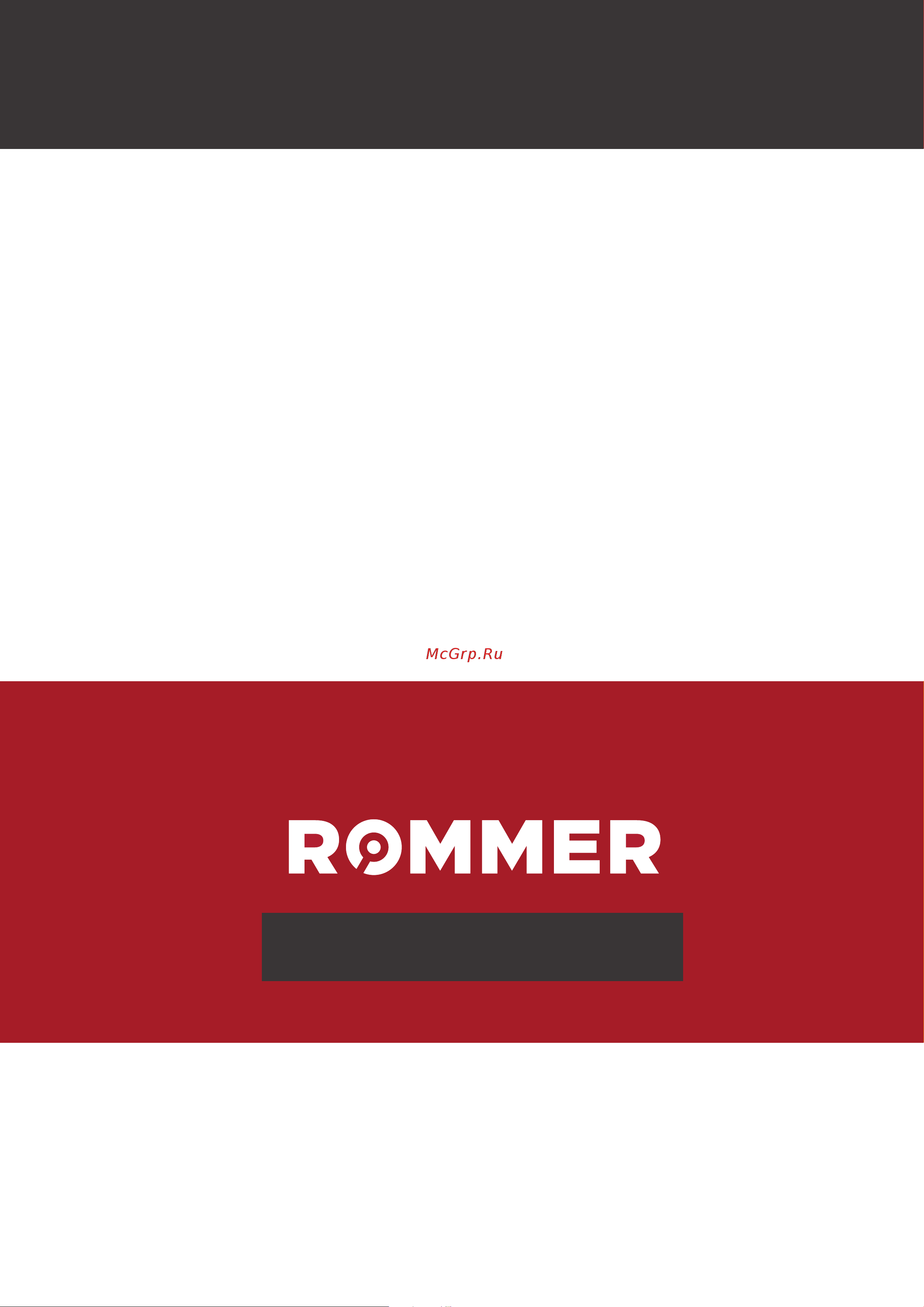 Rommer RDG-0002-002501 RG008T2Q1C4HQ1 Технический паспорт онлайн [11/11] 826108