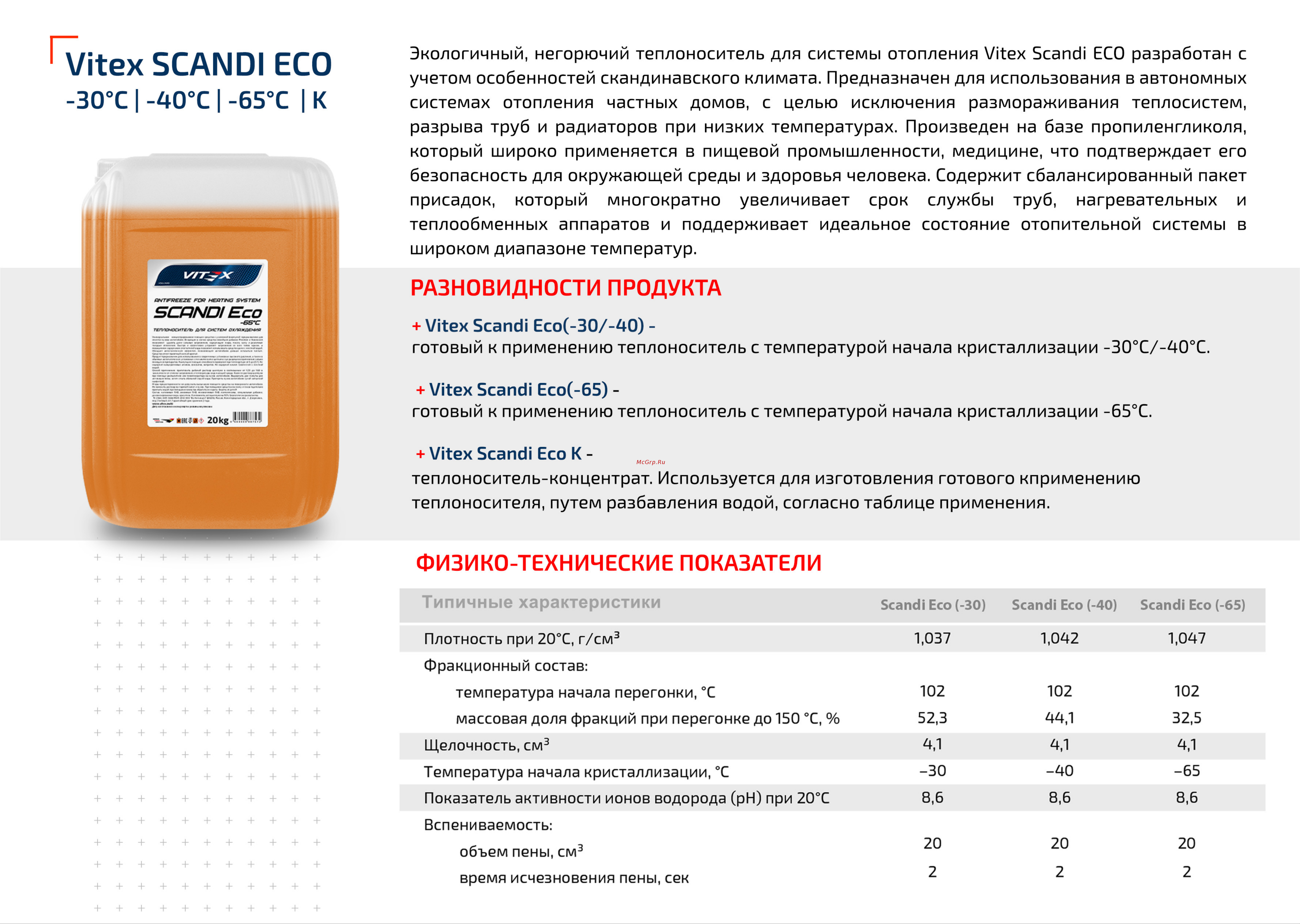 VITEX Scandi -30С красный 30 кг v119207 Буклет онлайн [3/7] 814595