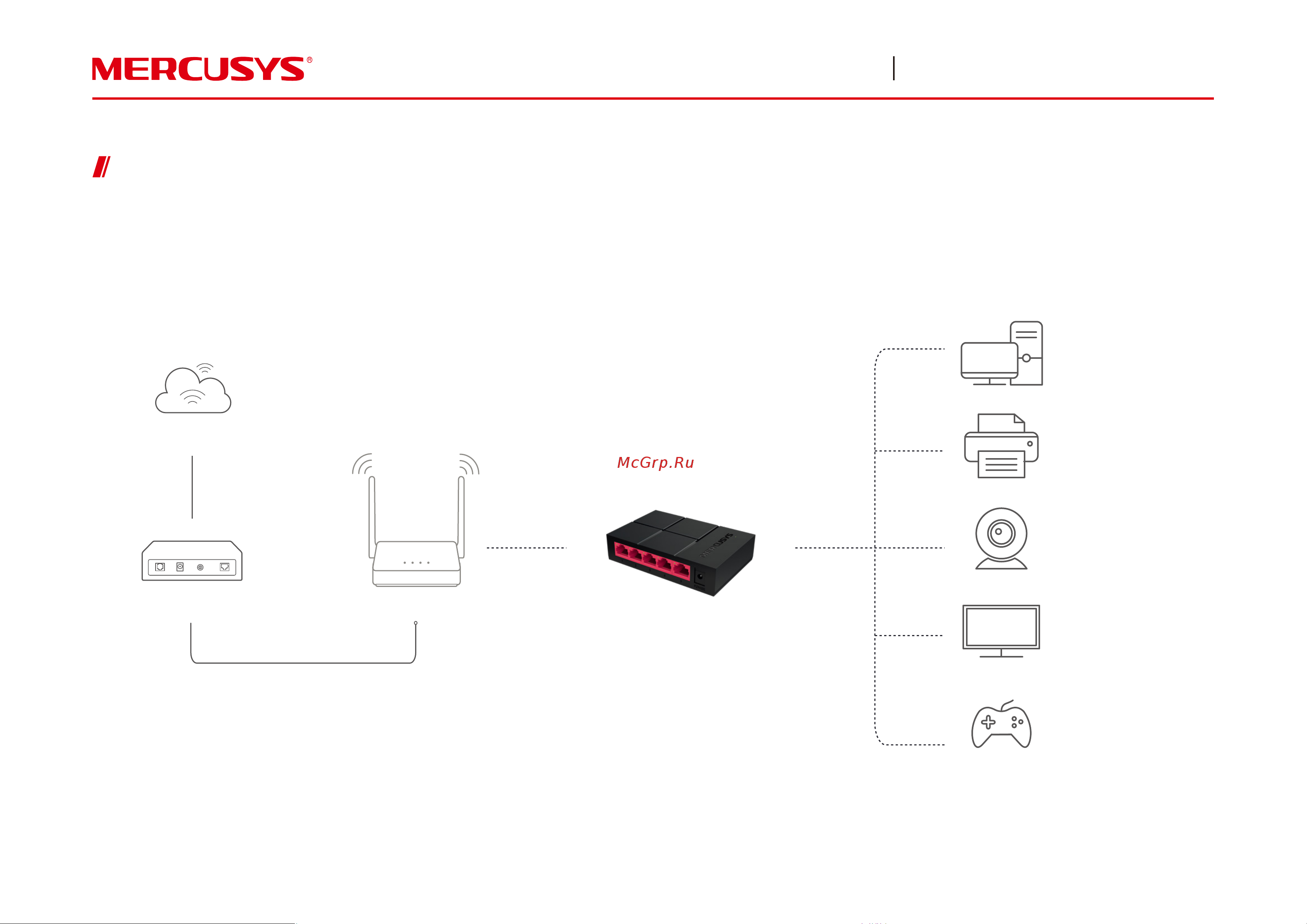 Mercusys 5G неуправляемый MS105G Инструкция к товару онлайн [2/3] 814794