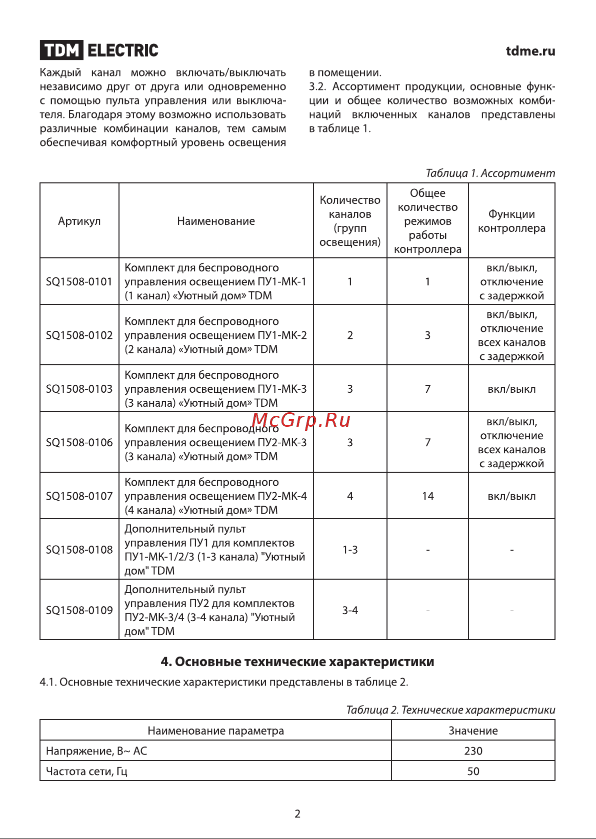 Тдм ПУ1-МK-2 2 канала 