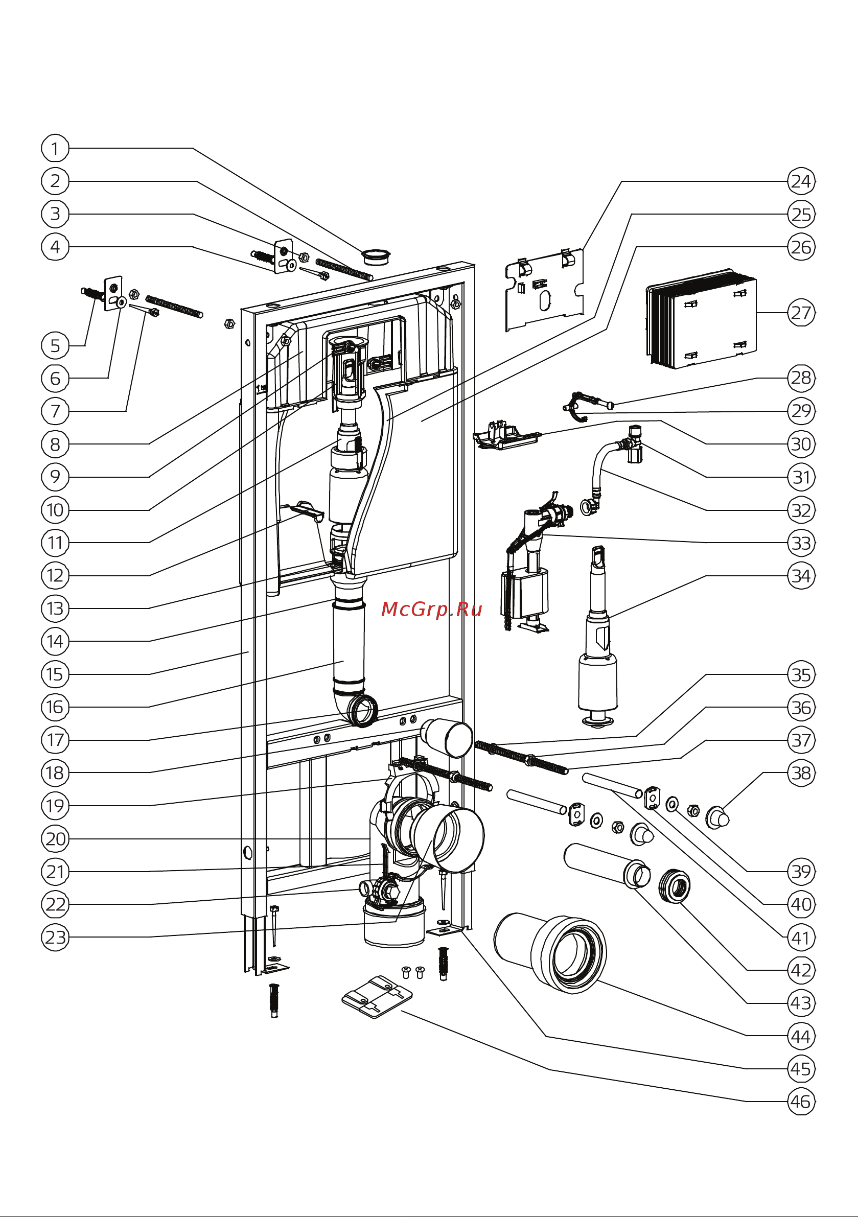 Berges NOVUM кнопка L5 Soft Touch черная 549549 040215 Инструкция Инсталляция онлайн [4/8] 871298