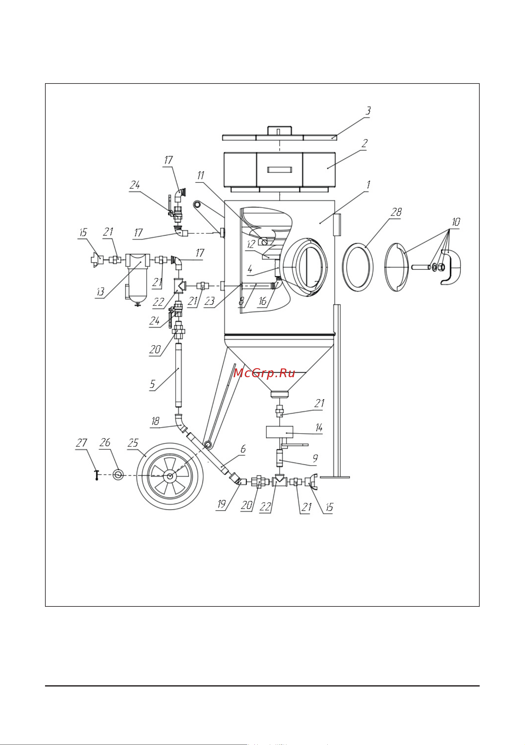 Contracor BlastRazor Z-50 10400401 Инструкция по эксплуатации онлайн [20/32] 815077