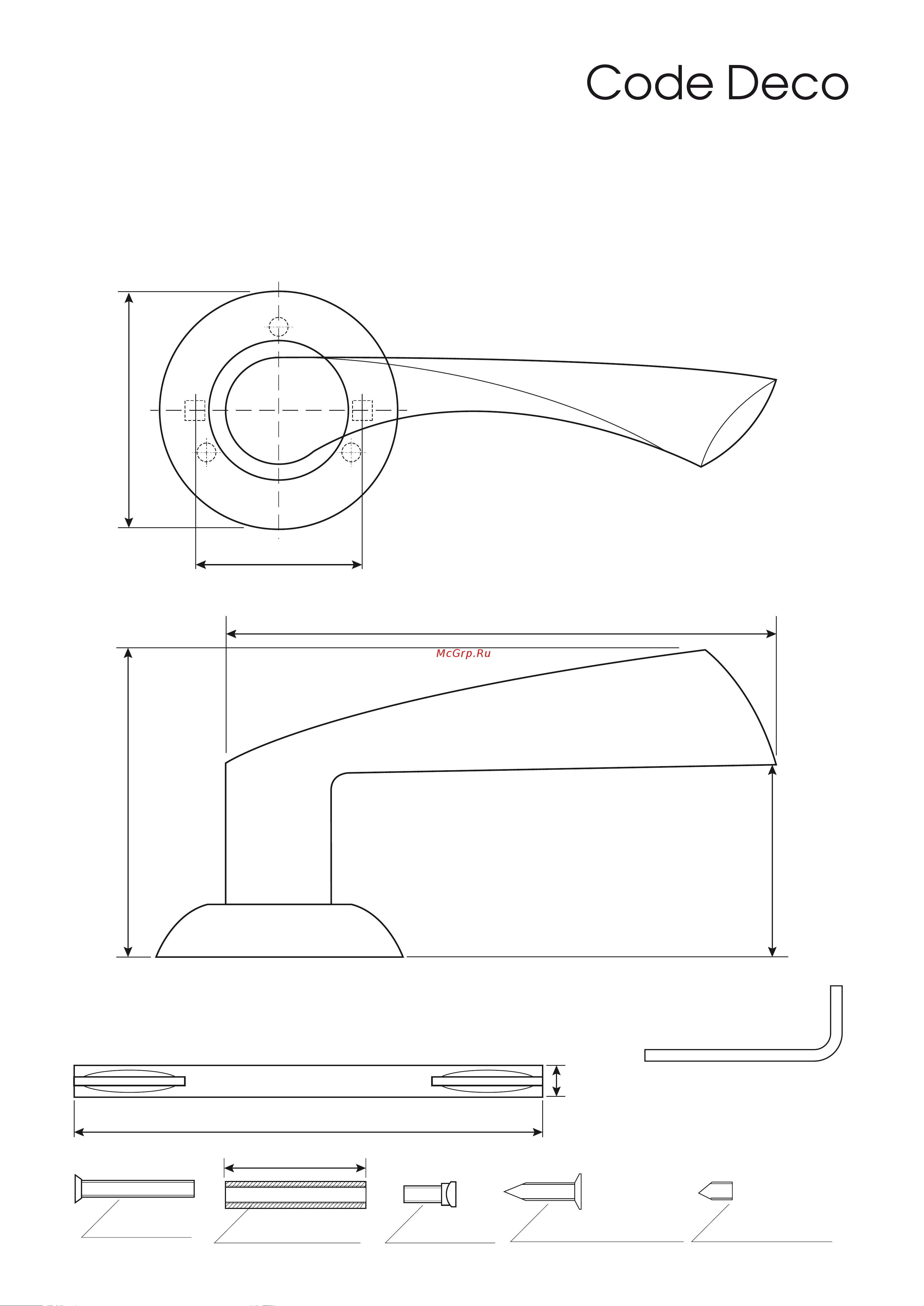 Code Deco H-14023-A-AB / DP-C-14-AB 34509 чертеж онлайн