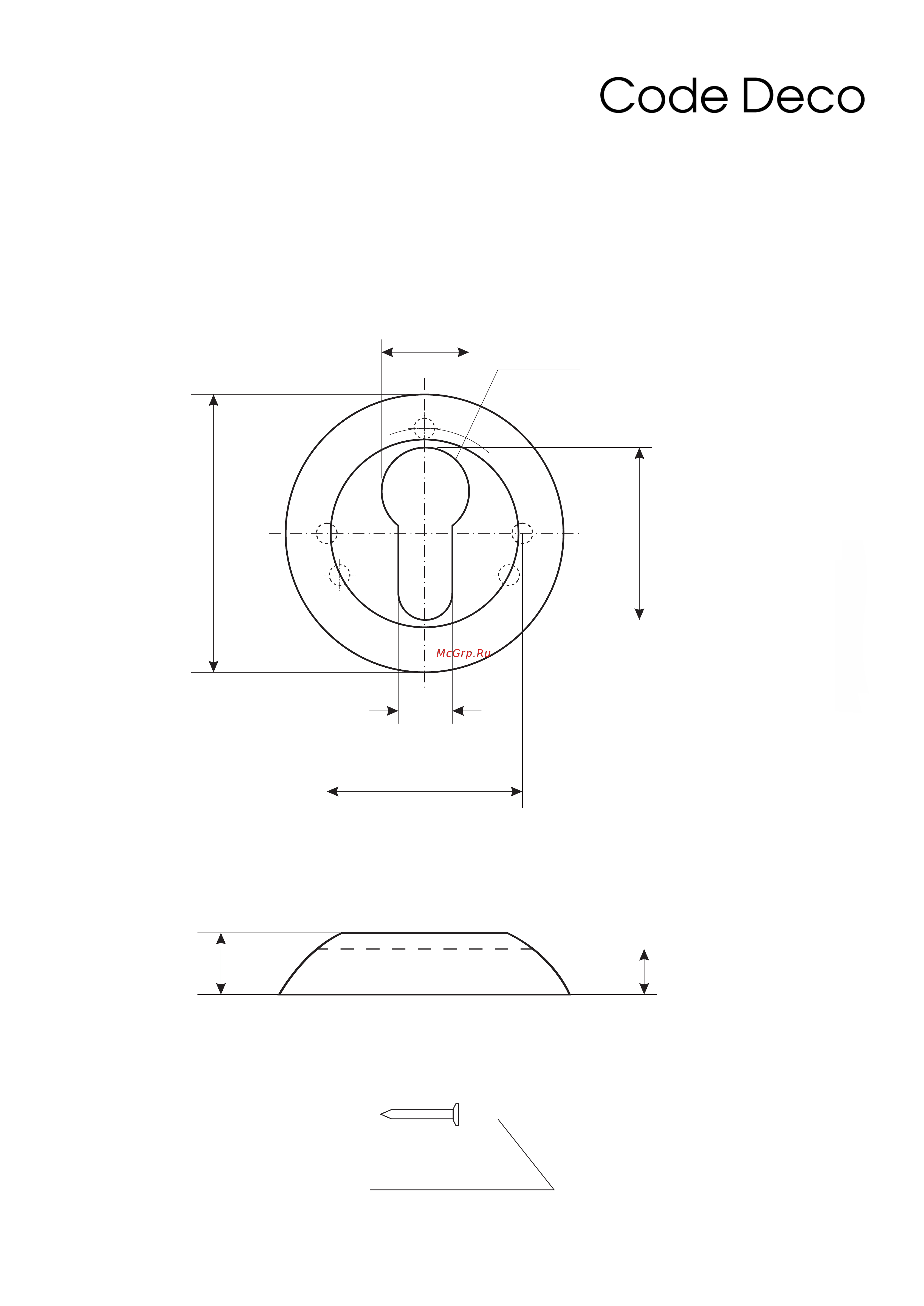 Code Deco H-14023-A-NIS / DP-C-14-NIS 34508 чертеж 2 онлайн