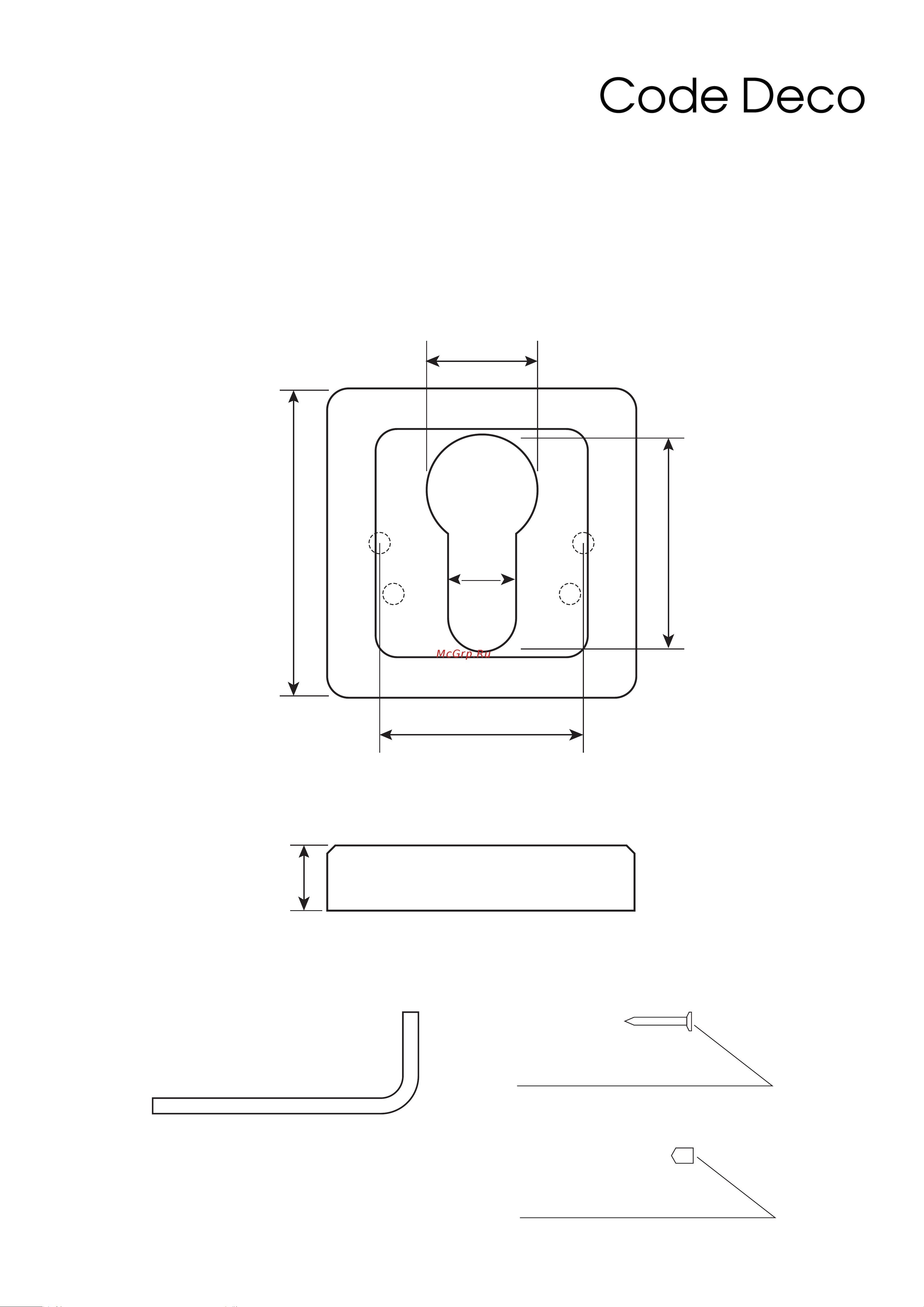 Code Deco H-22111-A-BLM/B / DP-C-22-BLM 34512 чертеж 2 онлайн