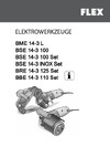 Flex BSE 14-3 INOX Set: ленточная шлифовальная машина для труб + насадка-напильник BF 100 + радио 497398 Инструкция к товару