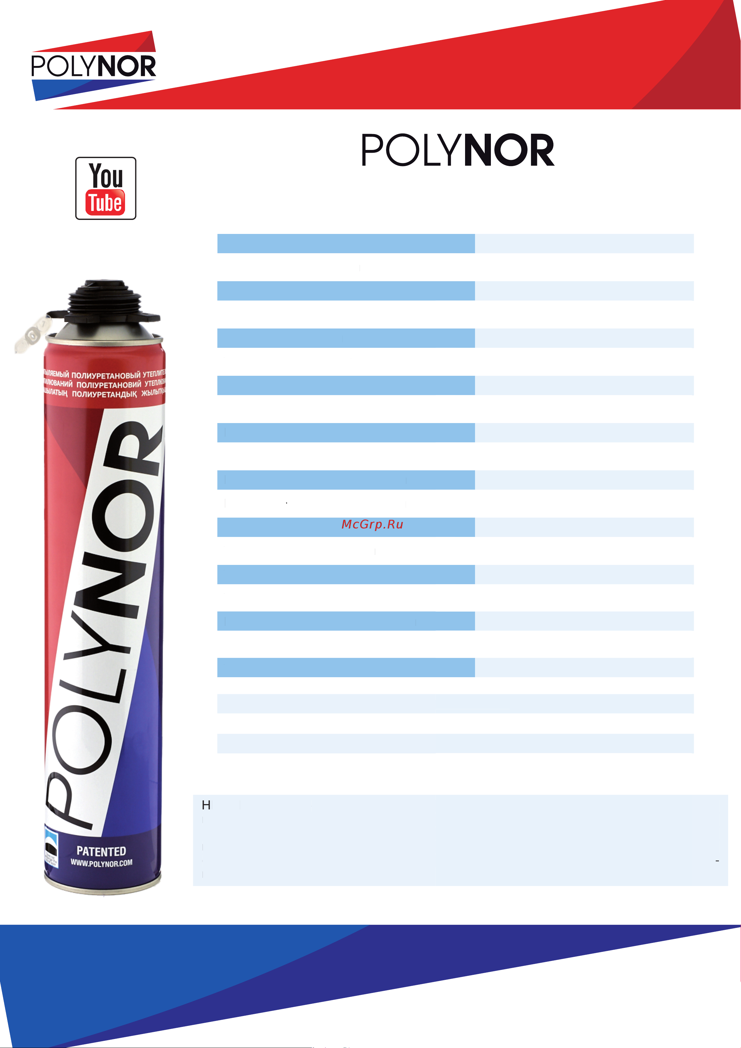 Polynor 12 шт. ПТ000000027 TDS онлайн