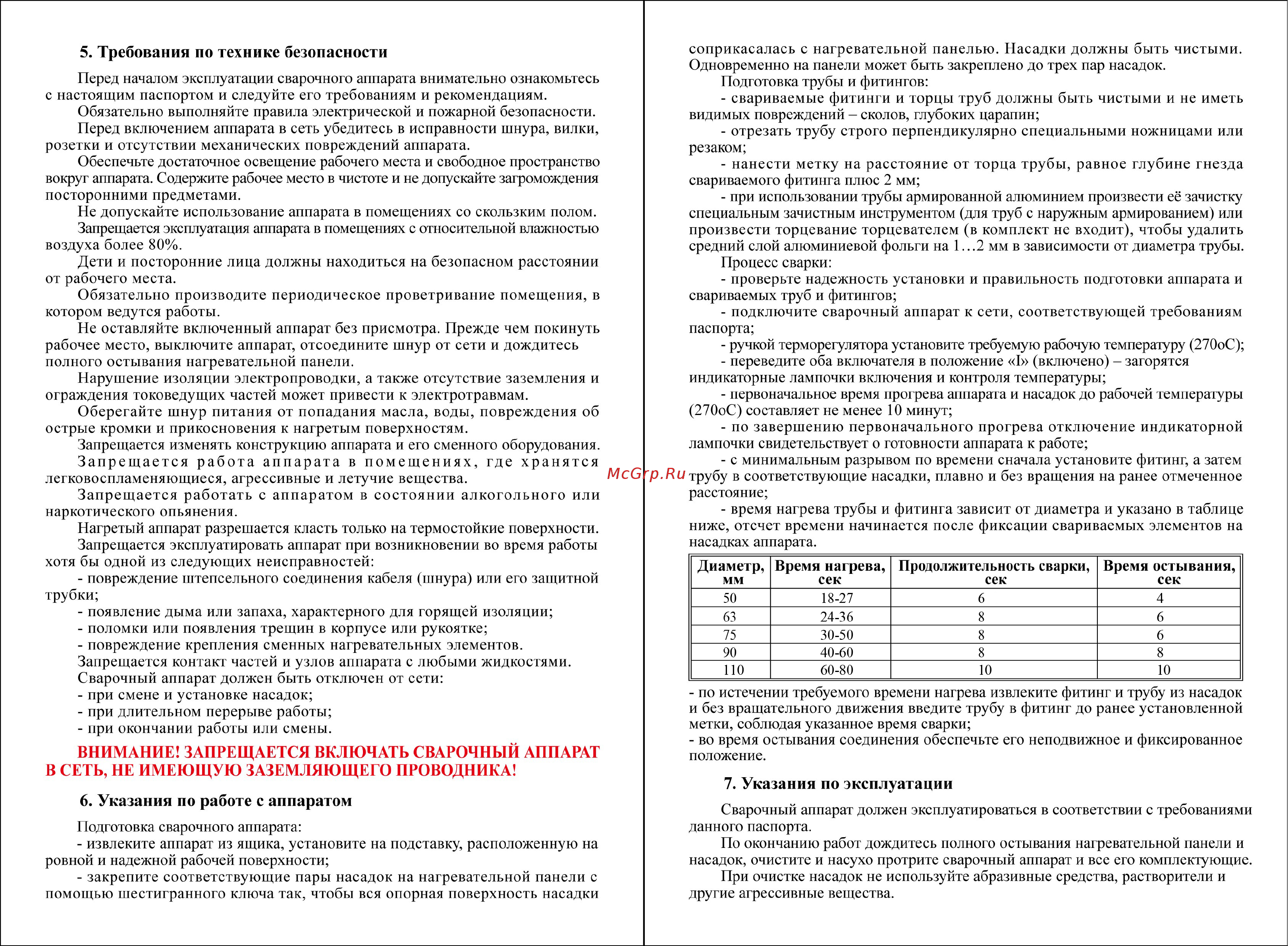 PRO AQUA TOOLS PP-R 2000 Вт CM-04 Инструкция к PRO AQUA TOOLS CM-04 онлайн [3/4] 815533