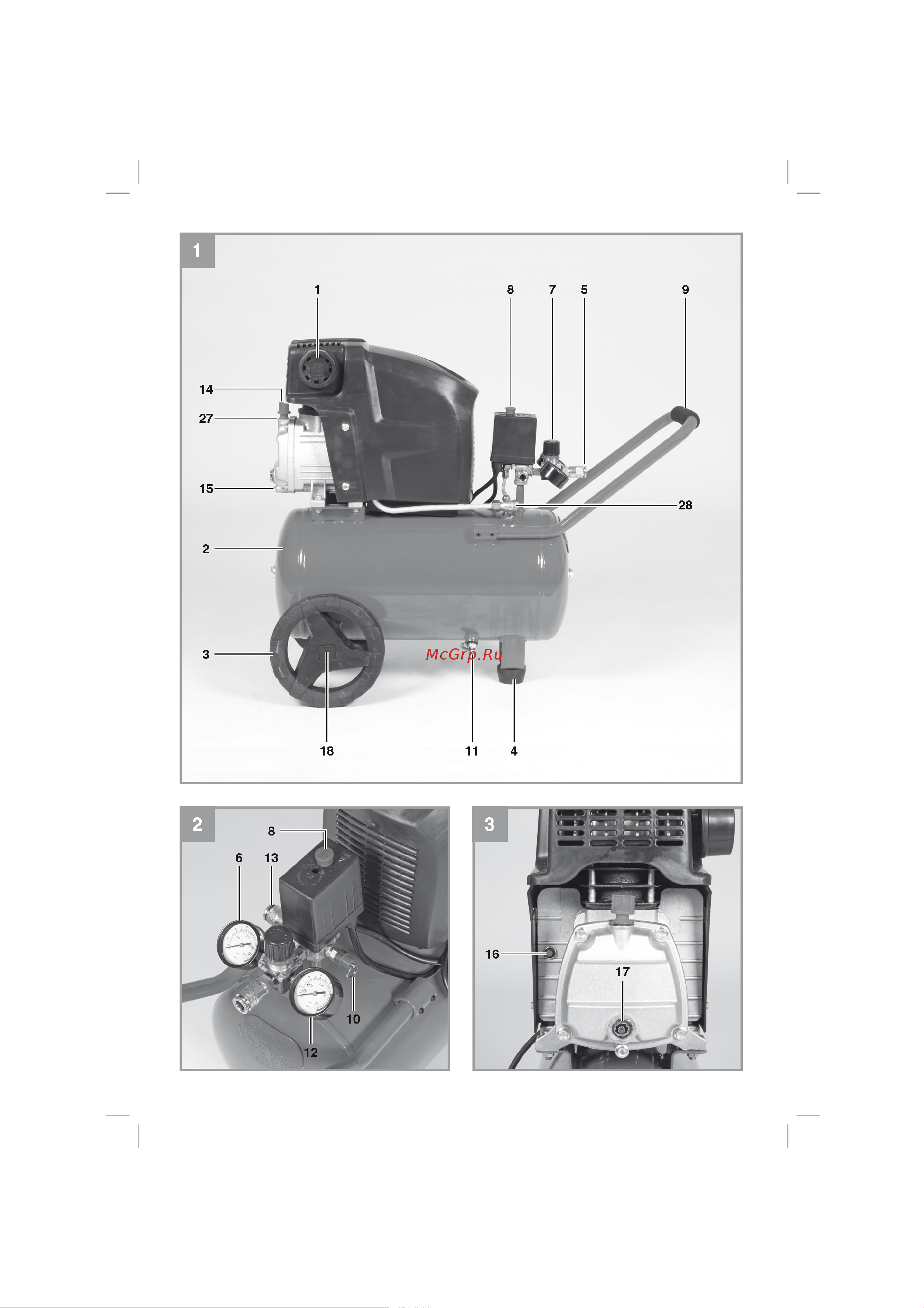Einhell TE-AC 270/24/10 4010450 Инструкция к товару онлайн [2/14] 815994