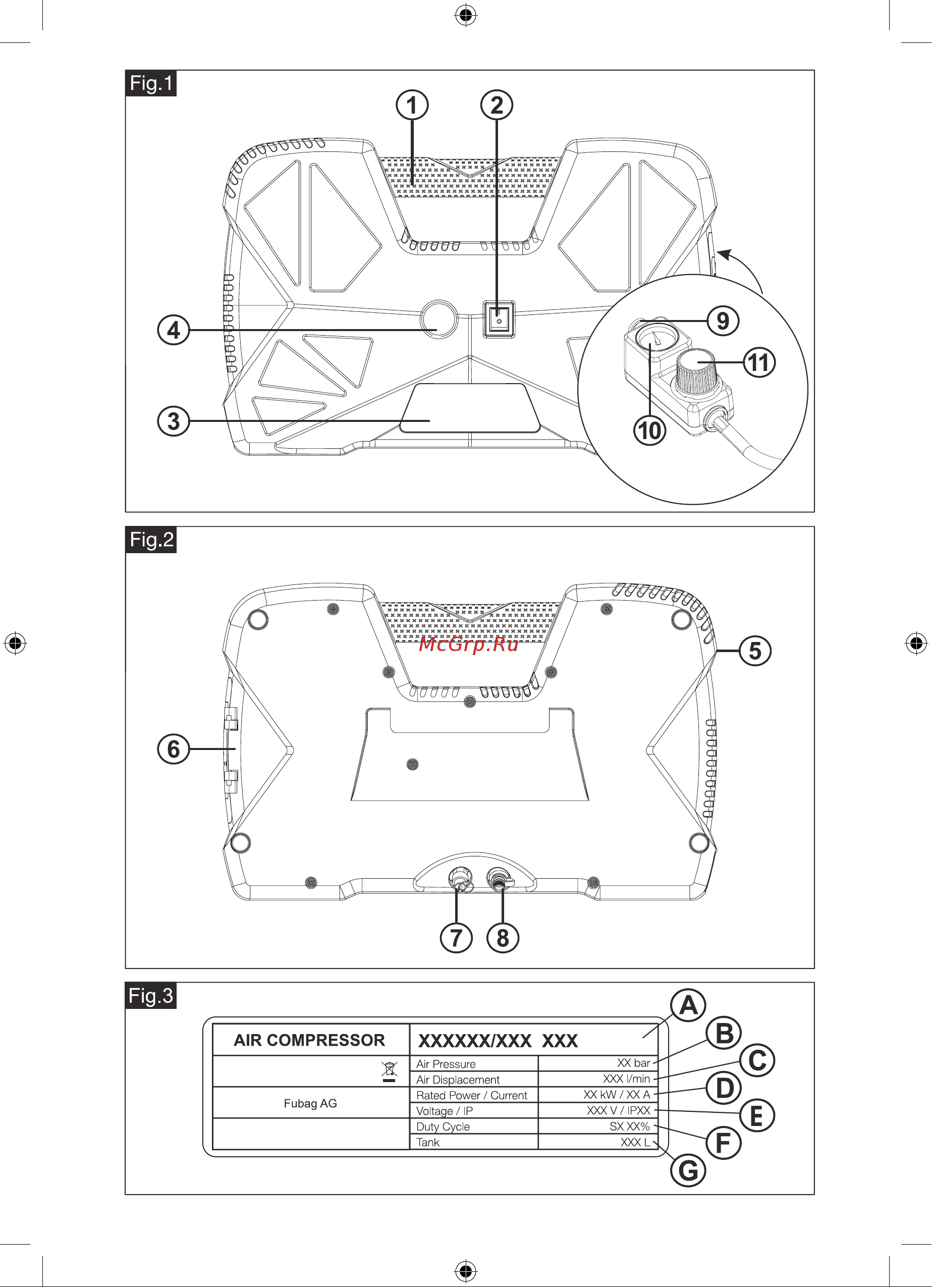 Fubag Smart Air 646032 Инструкция по эксплуатации онлайн [2/16] 816013
