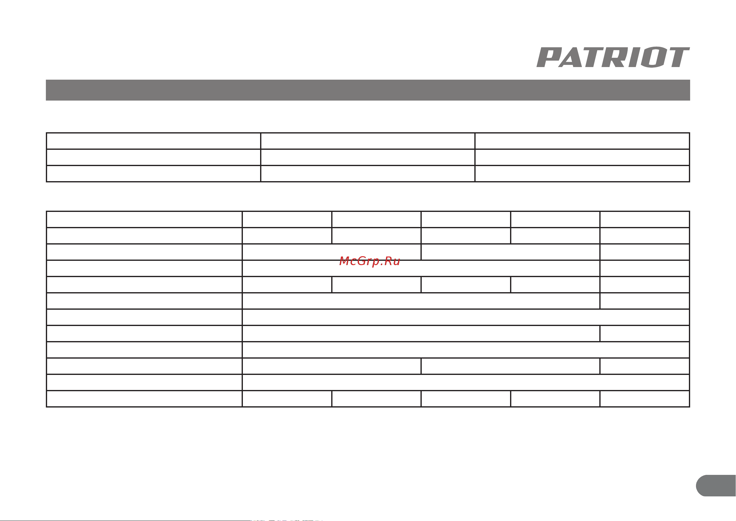 Patriot PTR50/450A 525306325 Инструкция к компрессору PATRIOT PTR50/450A 525306325 онлайн [21/26] 816040