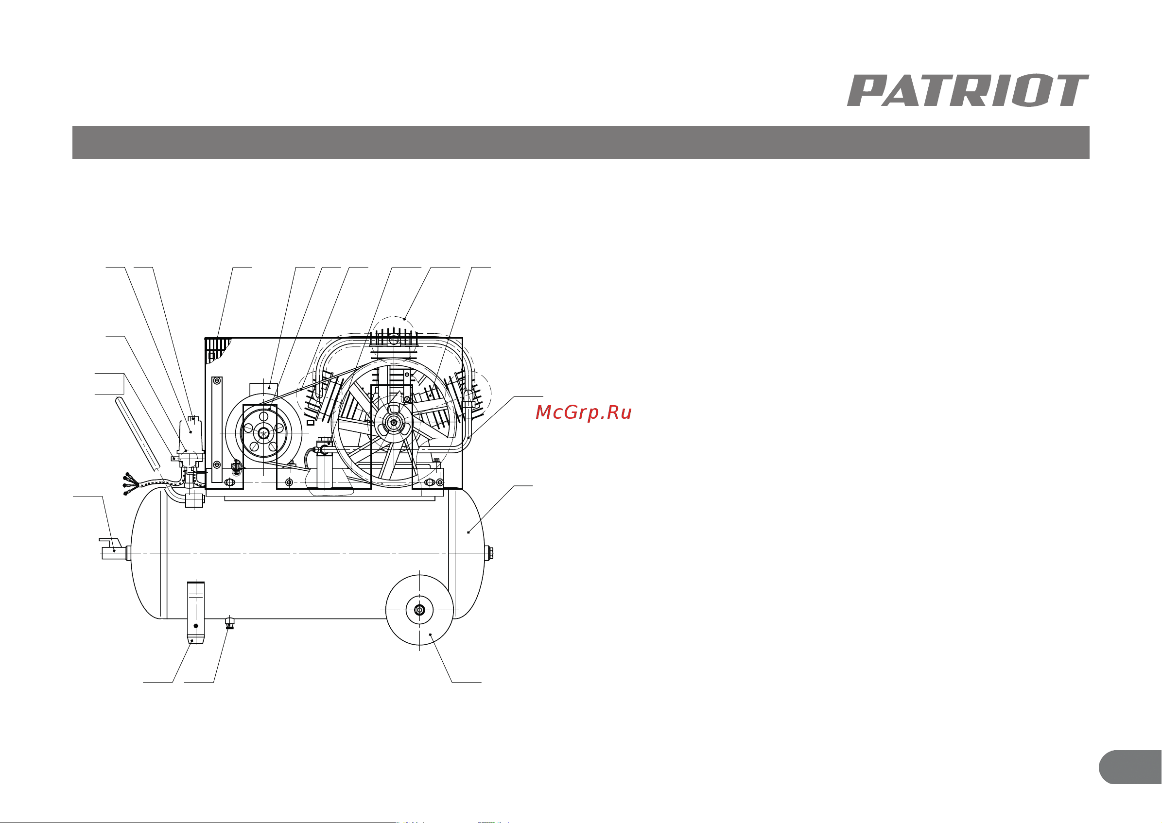 Patriot PTR50/450A 525306325 Инструкция к компрессору PATRIOT PTR50/450A 525306325 онлайн [9/26] 816040