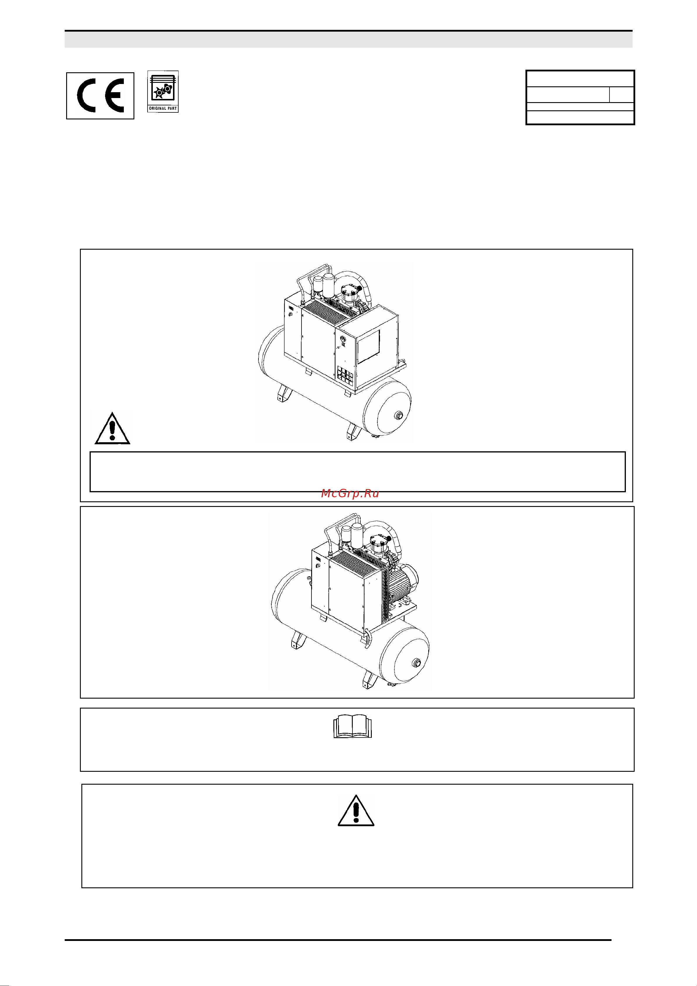 ABAC MICRON 408-270 Инструкция к компрессору Abac MICRON 410-200 онлайн