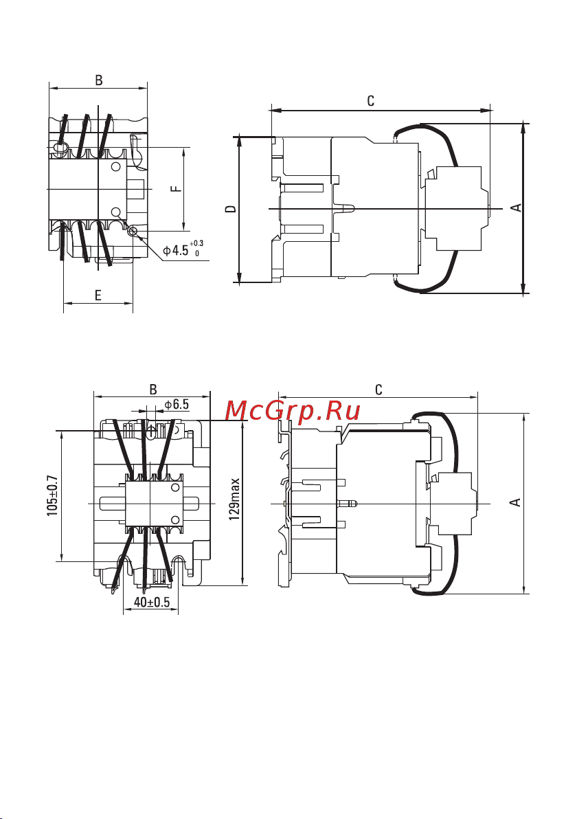 EKF КМЭК PROxima 50 квар 230В 2NО 1NC ctrk-s-110-50-230 Паспорт онлайн [6/10] 816302
