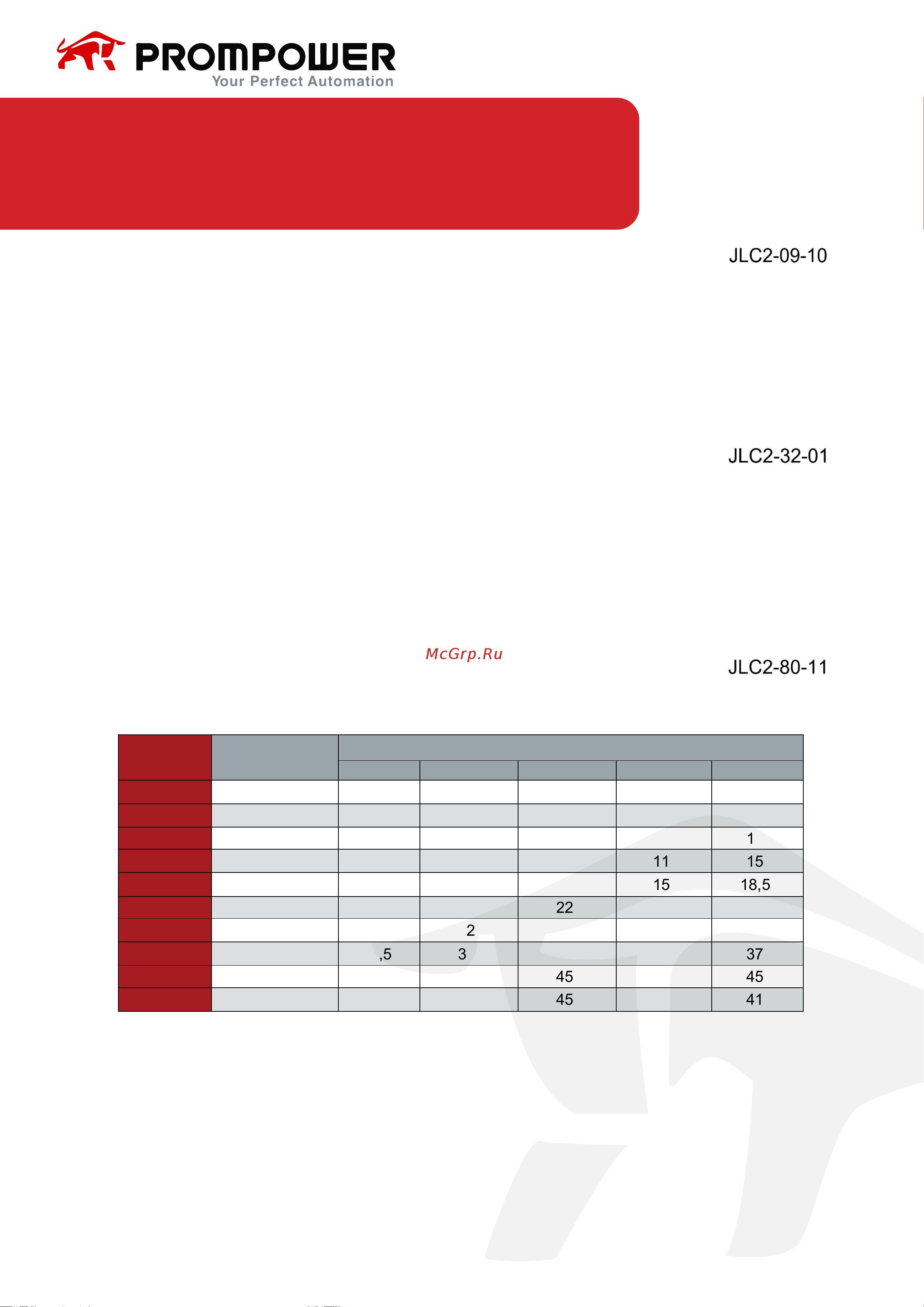 Prompower jlc1-d12-10-f5 (ac110), номинальный ток 12a, 3 полюса, доп контакт 1но, напряжение катушки 110vac JLC1D1210F5AC110 Спецификация продукта онлайн [7/17] 816387