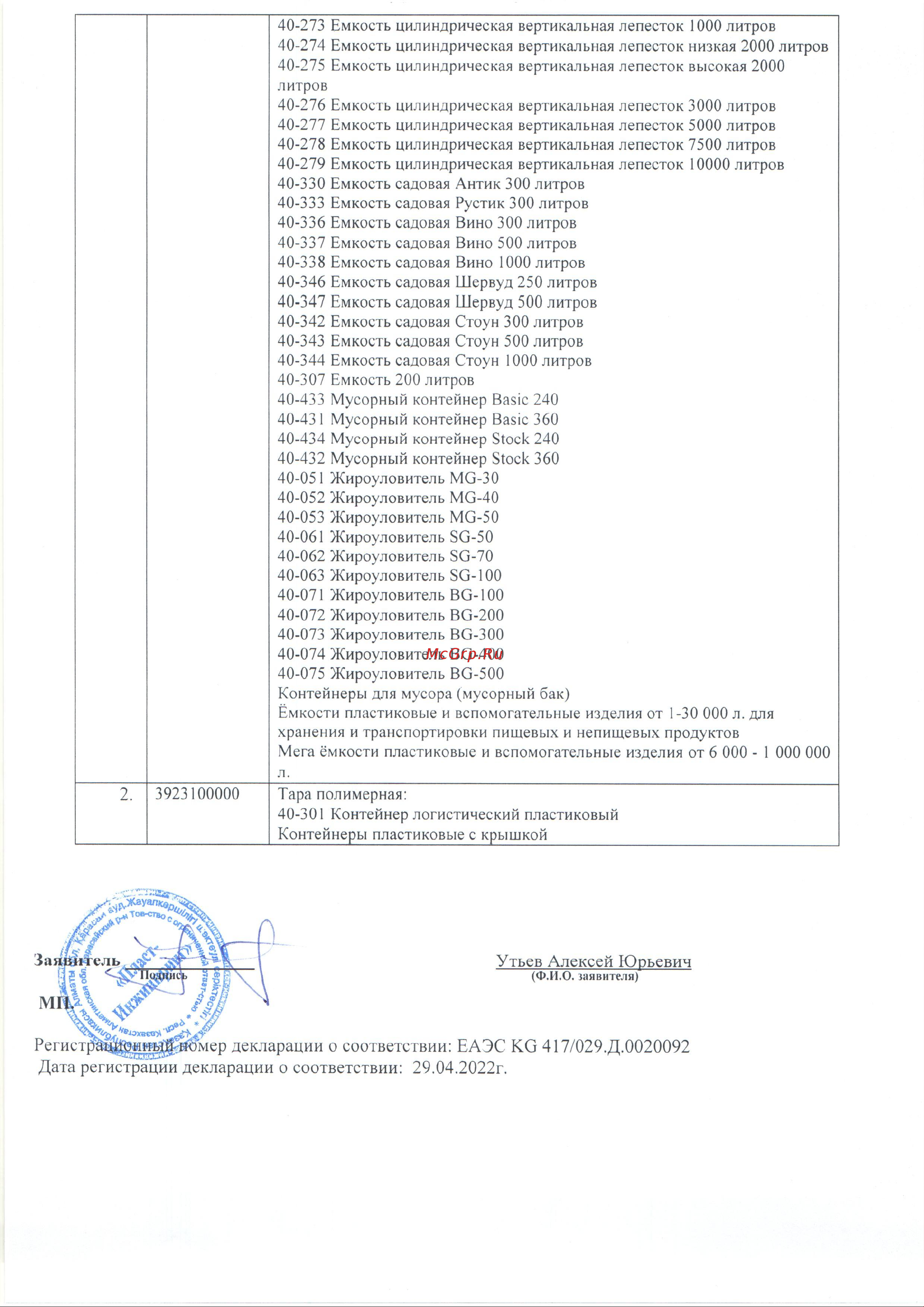 KSC 200 л, зелёная Сертификат онлайн [3/3] 869790