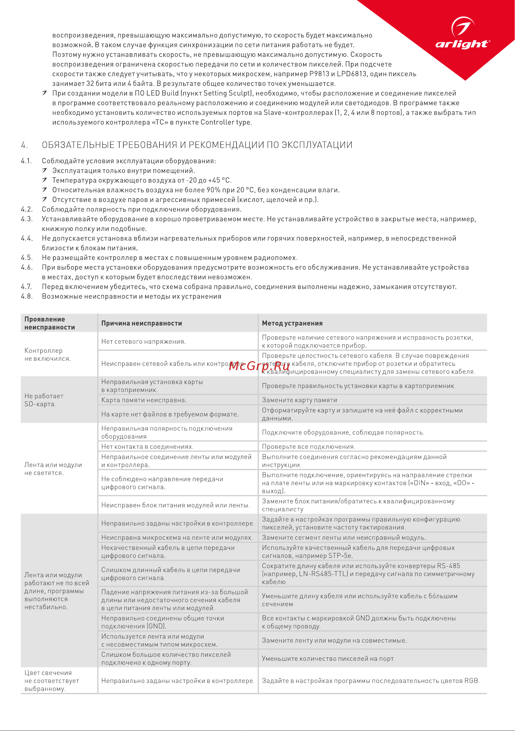 Arlight HX-801TC 0 22187 Паспорт онлайн [3/4] 816459