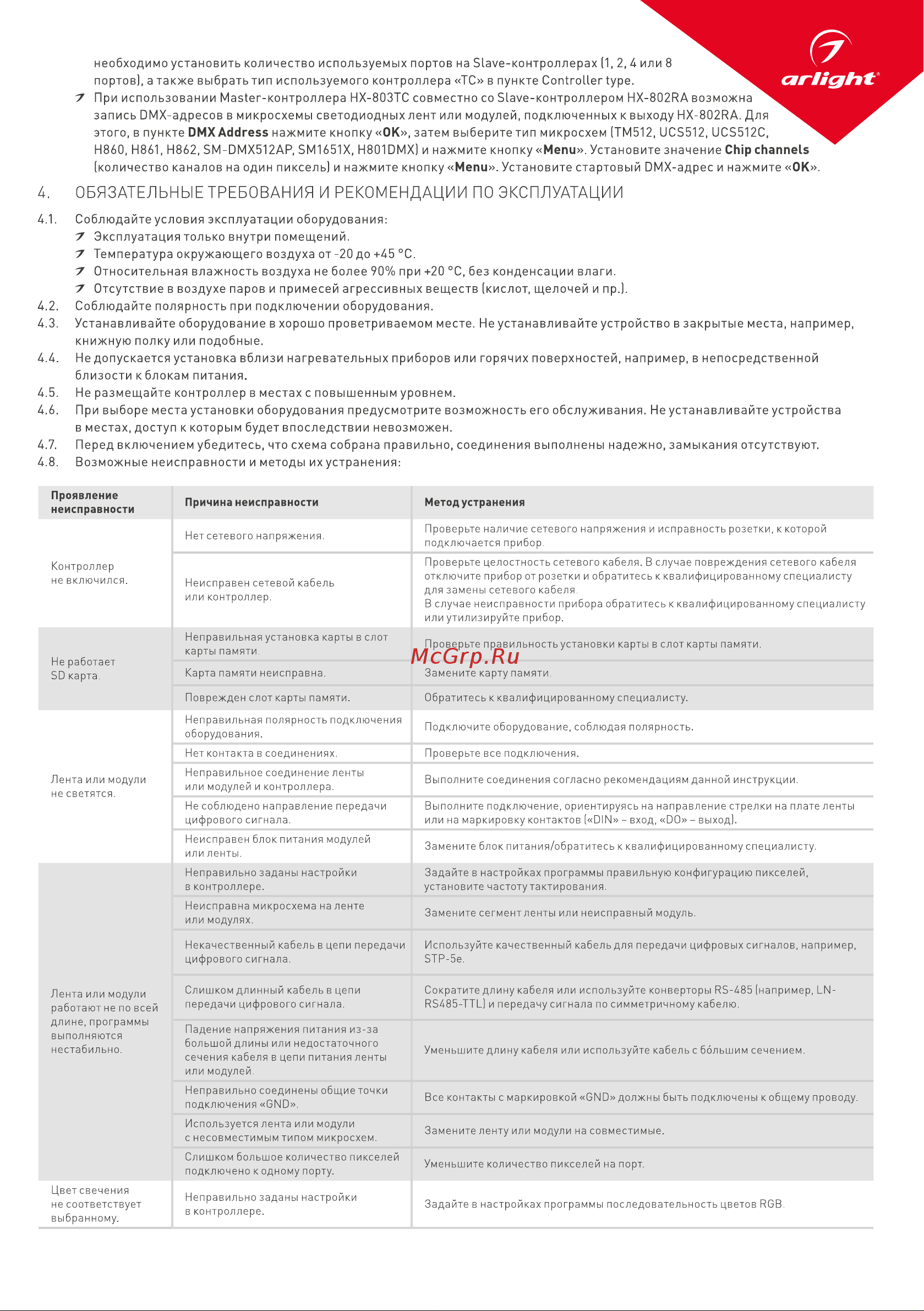 Arlight HX-803TC-2 0 23048 Паспорт онлайн [3/6] 816461