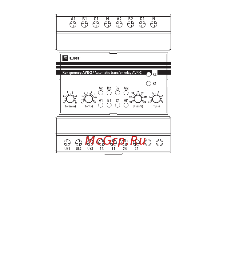EKF , АВР на 2 ввода AVR-2 PROxima rel-avr-2 Инструкция к товару онлайн [4/12] 816476
