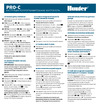 Hunter PRO-C 12 зон, наружный PCC-1201-E Инструкция к Hunter PRO-C PCC-1201-E