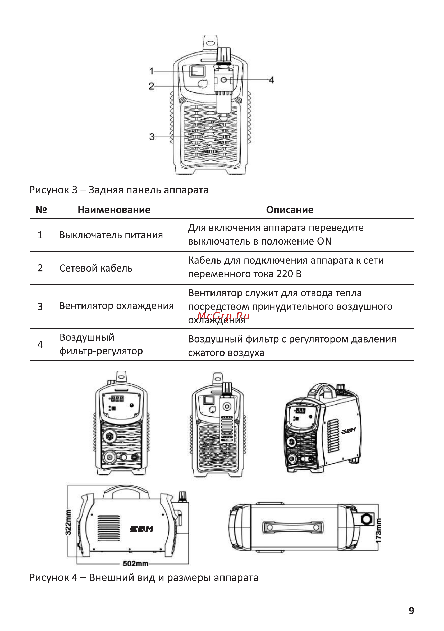 ЕВМ PLASMA DEEPCUT 45 1507121 Руководство по эксплуатации онлайн [9/20] 816496