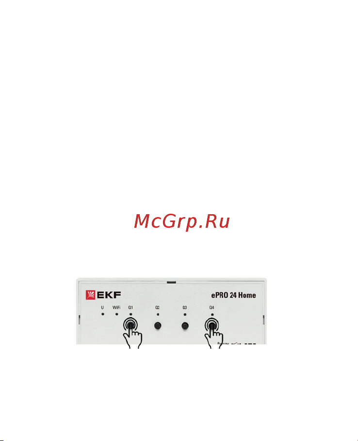 EKF ePRO 24 6входоввыхода 230В WiFi Home ePRO-h-10-4-230-W Паспорт онлайн [9/12] 816503