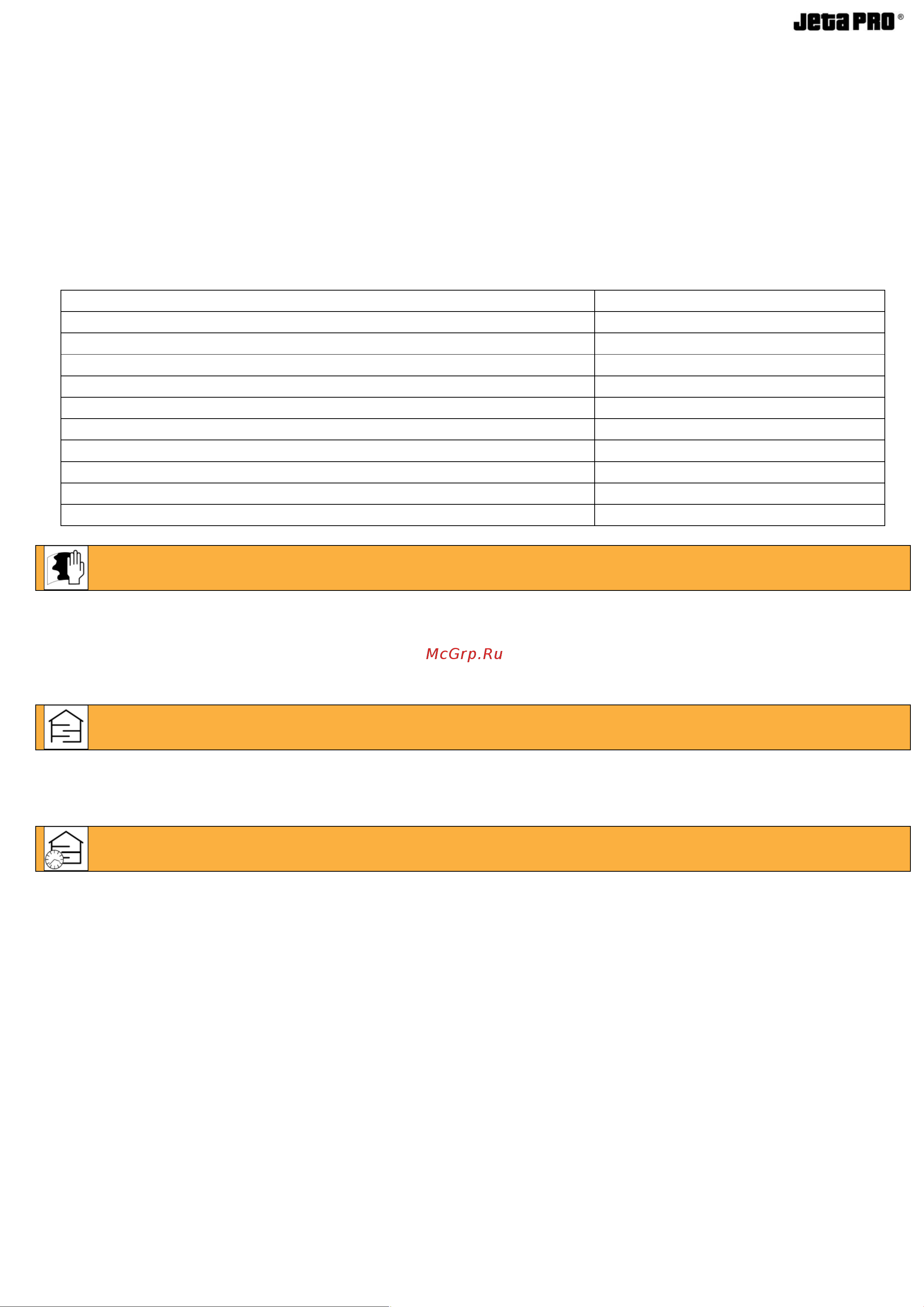 Jeta PRO 3 мм х 55 м 5820629/3 (5820628/3) Техническая спецификация онлайн